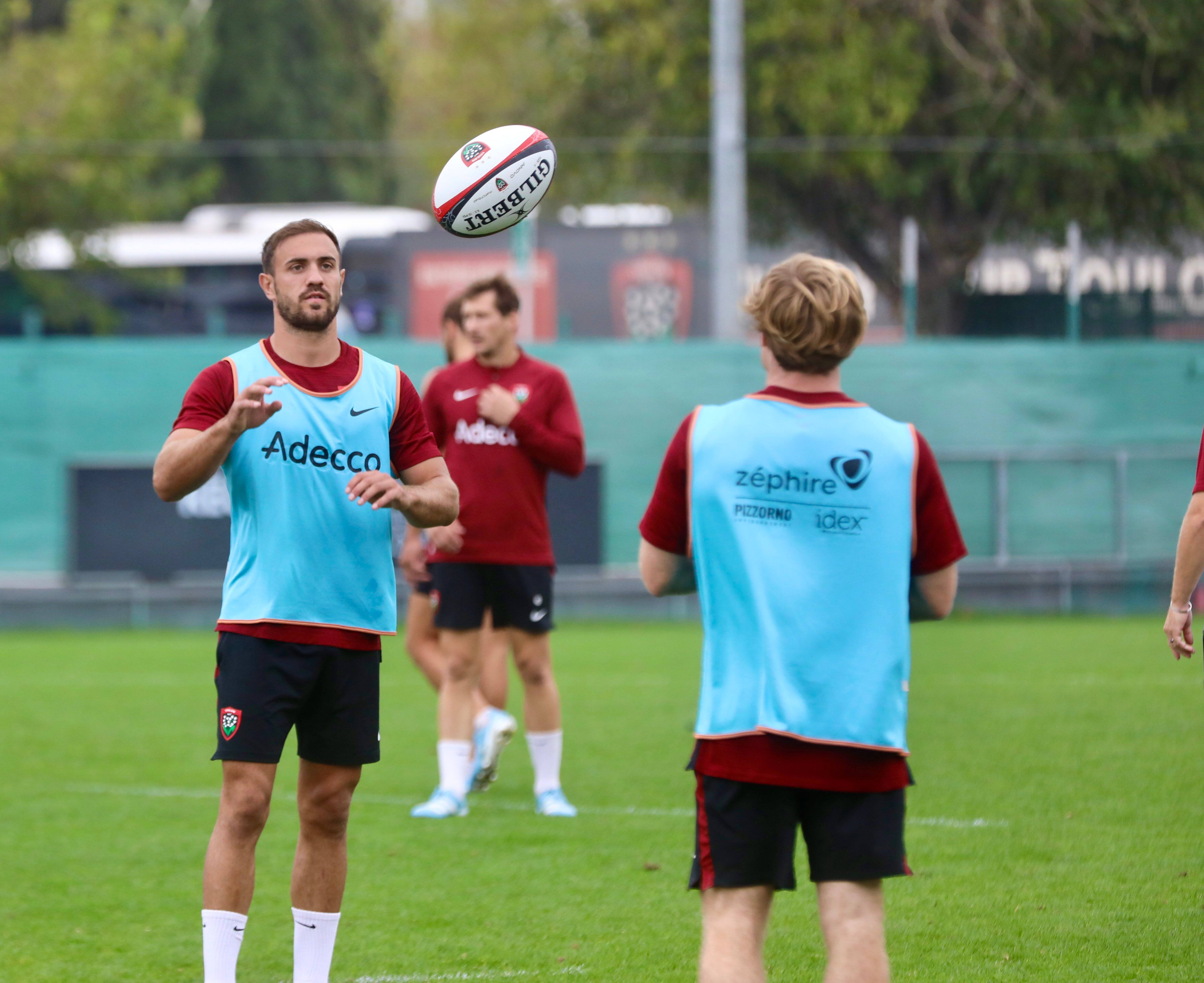 De retour à l'entraînement collectif avec le RCT, Melvyn Jaminet "se refamiliarise avec ses camarades"