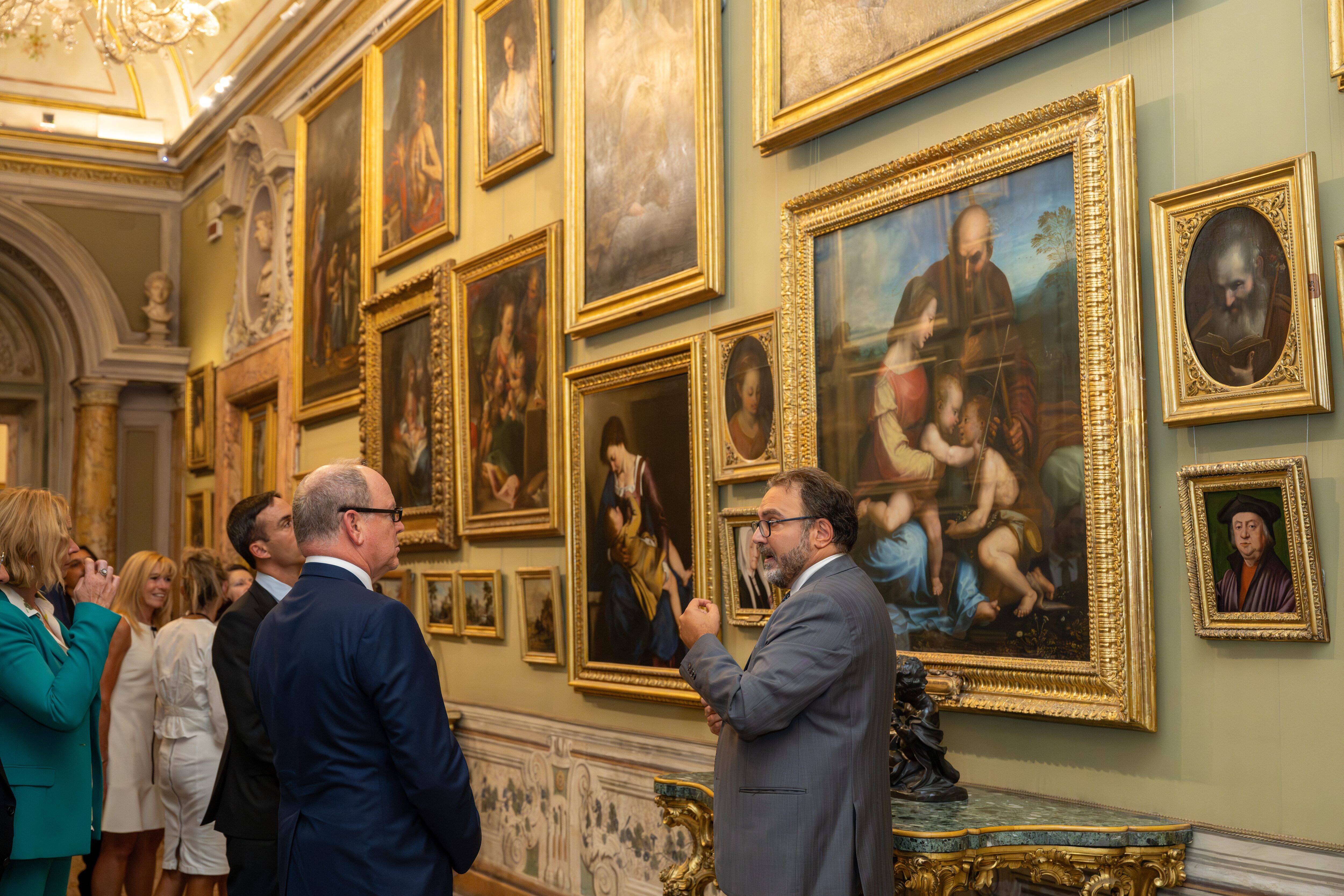 Le prince Albert II à la croisée des époques à Rome