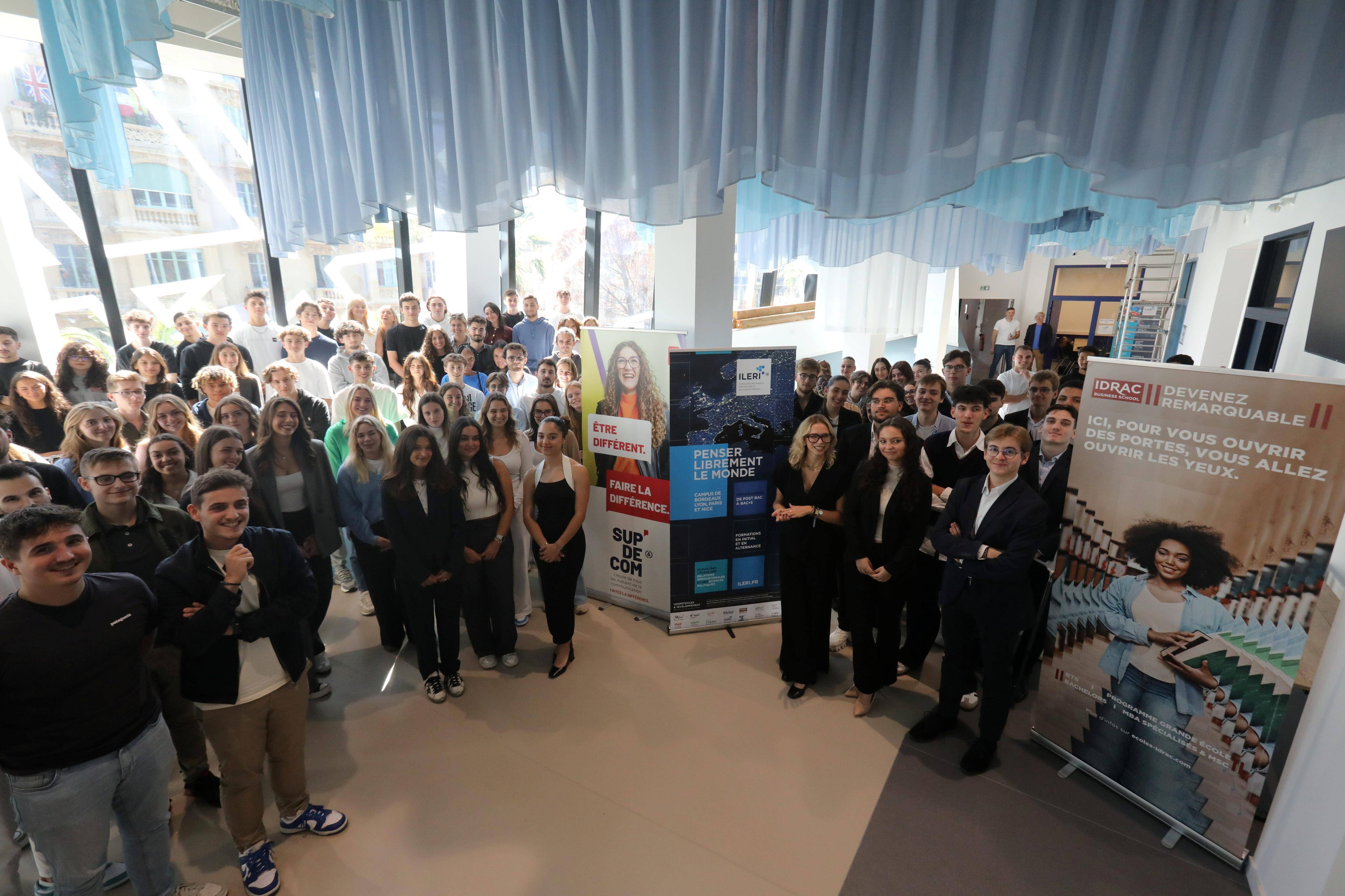 Deuxième rentrée des classes en quelques jours à Iconic: près de 600 étudiants ont intégré leurs nouveaux locaux à Nice