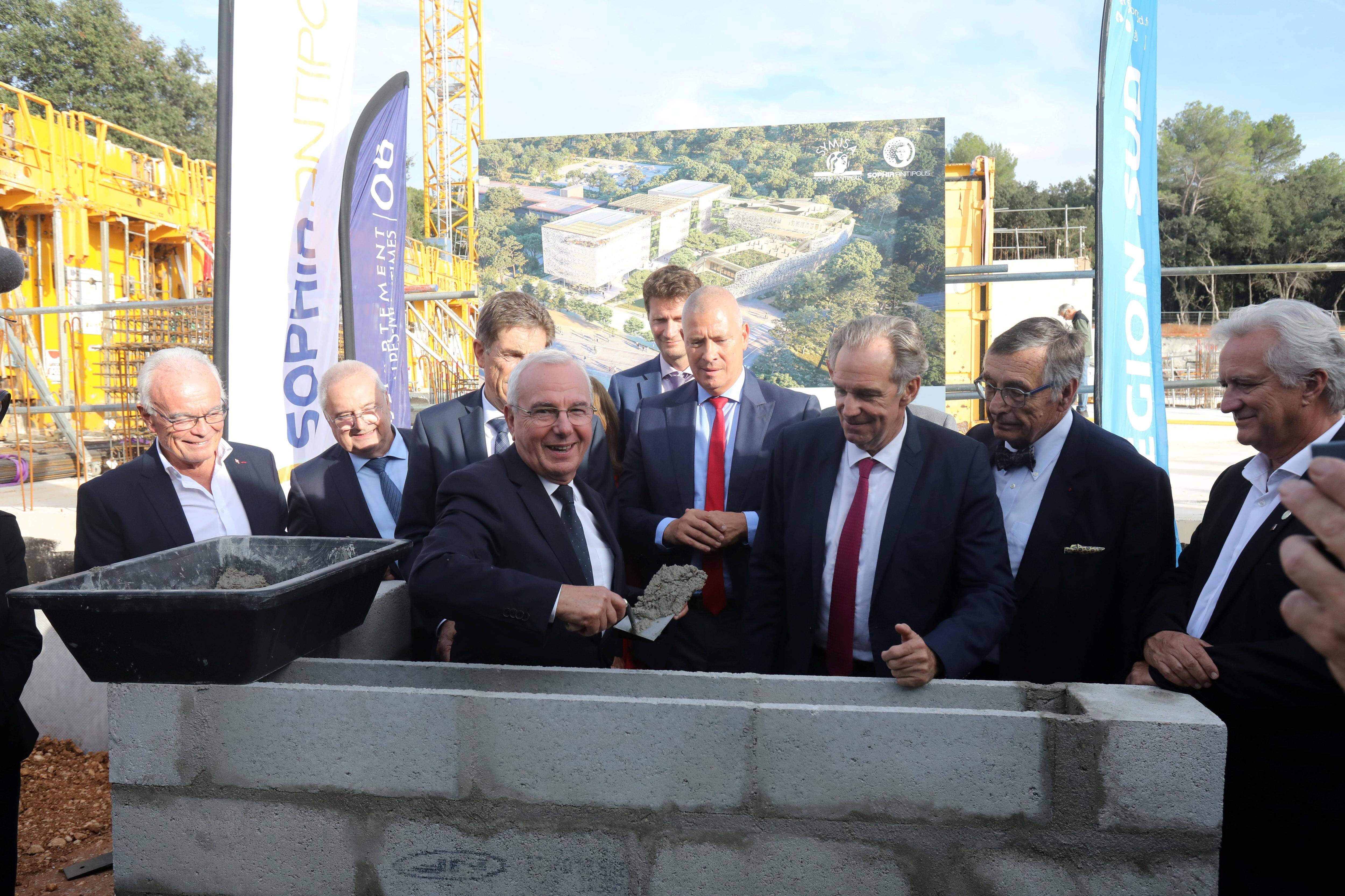 Sophia Antipolis toujours à la pointe de l'innovation: la première pierre du Pôle Alpha posée ce mardi