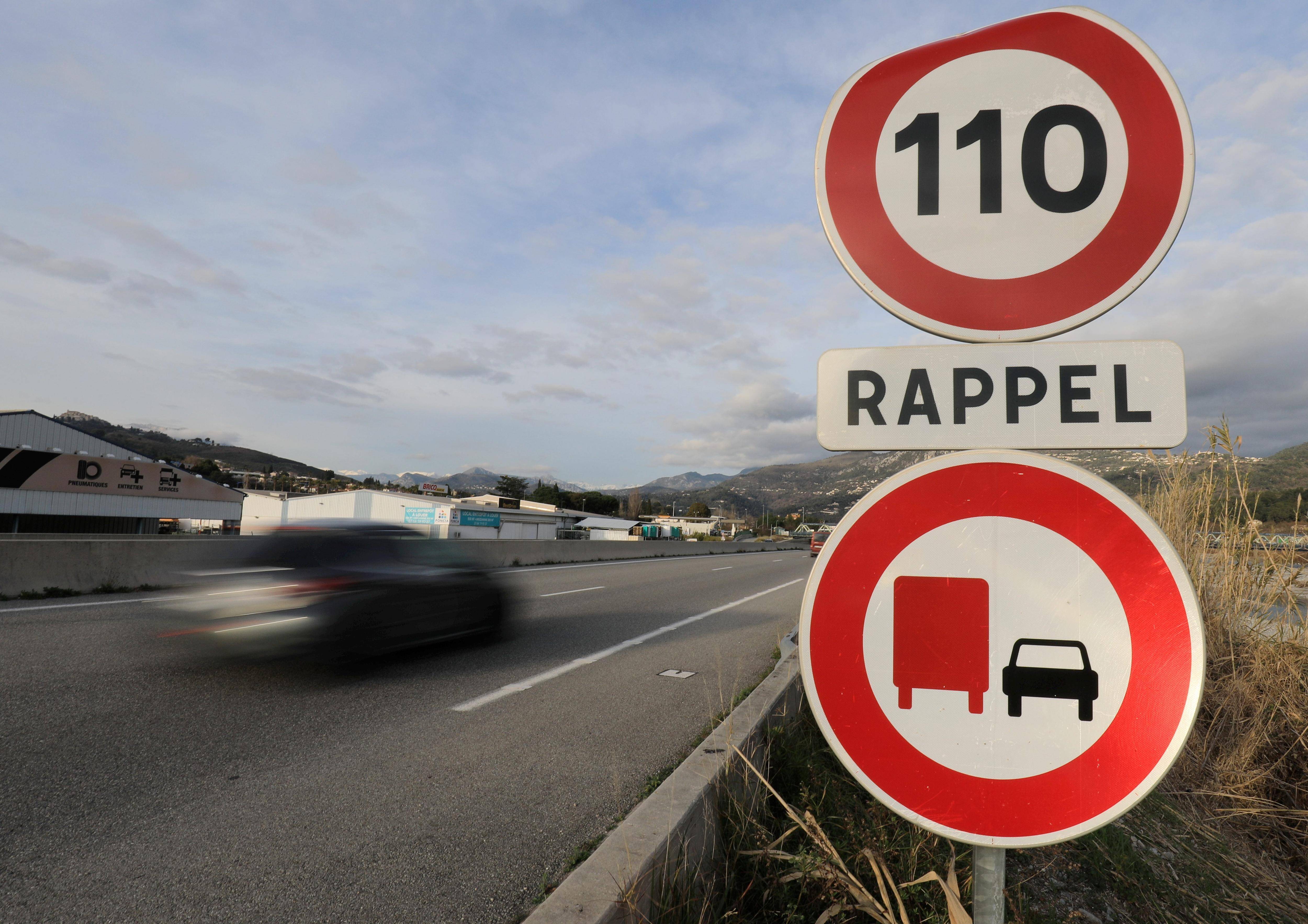 La 6202 bis fermée dans le sens Nice-Carros suite à une collision entre poids lourds