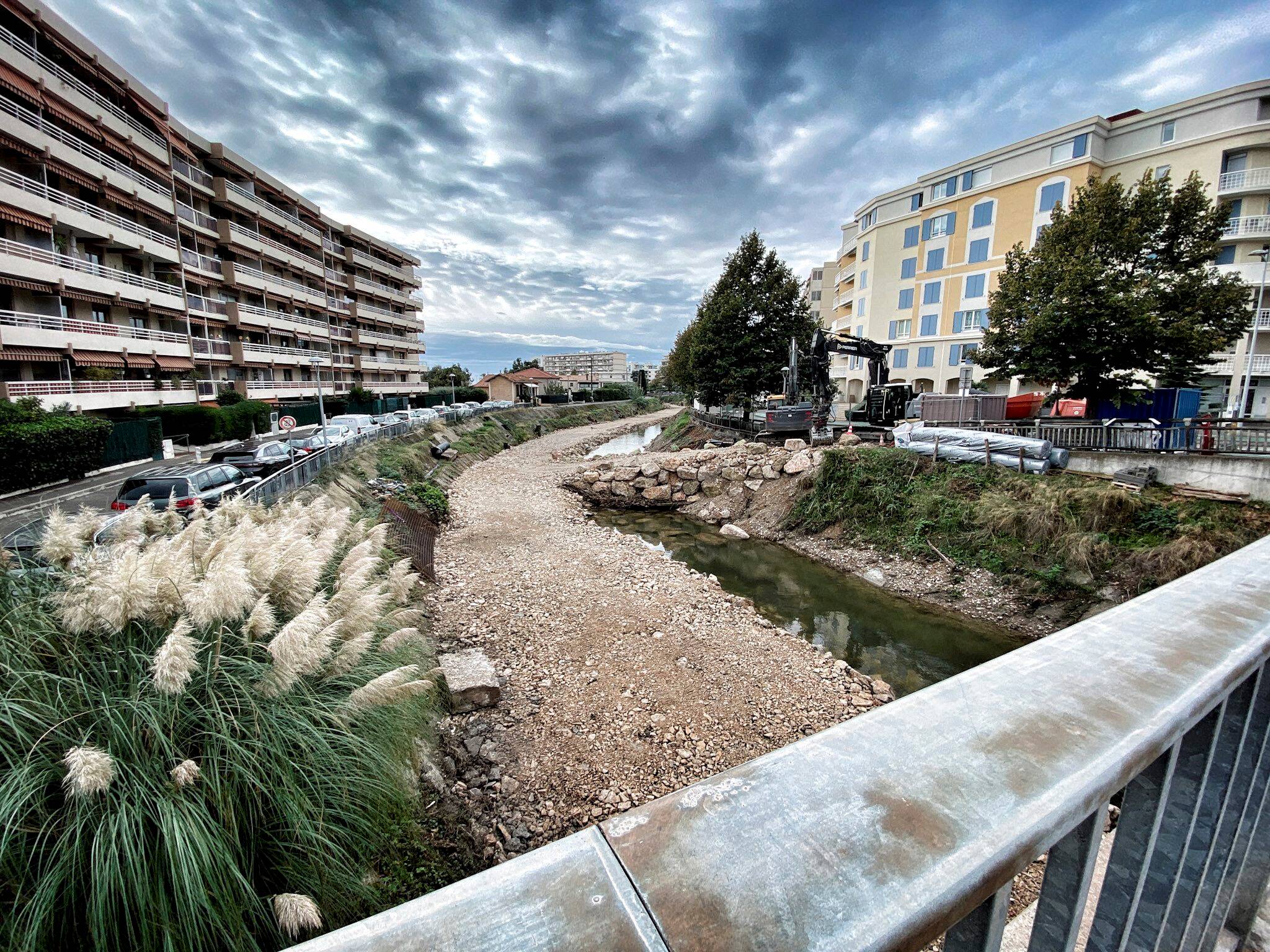 C'est quoi ces gros travaux sur les berges de la Cagne? On vous explique tout