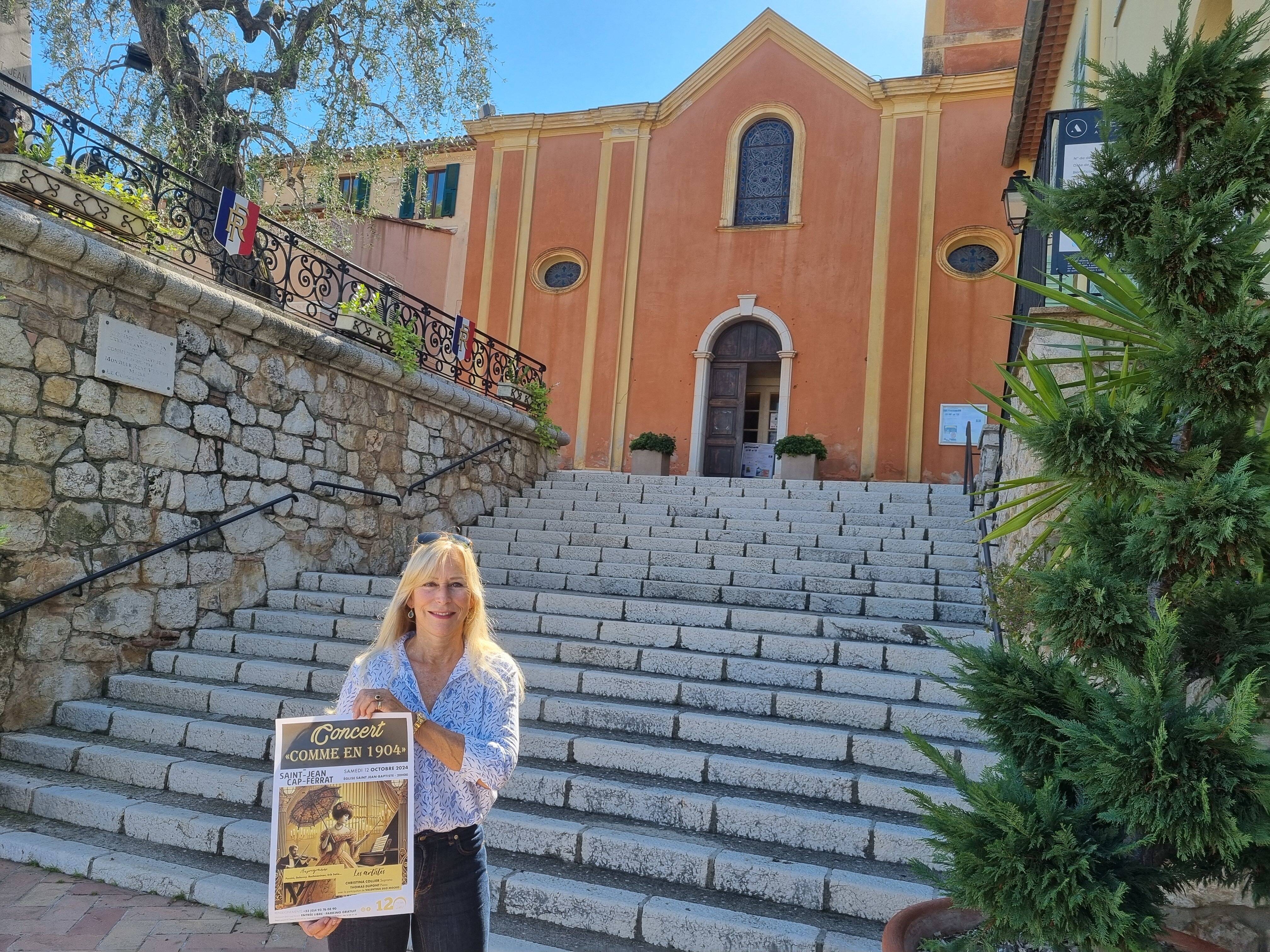 "Comme en 1904": une soprano en concert samedi soir à Saint-Jean-Cap-Ferrat à l'occasion des 120 ans de la commune