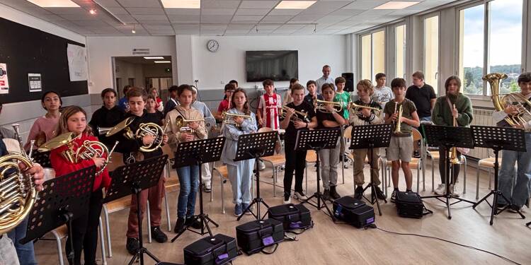 Une nouvelle classe orchestre au collège de la Sine à Vence