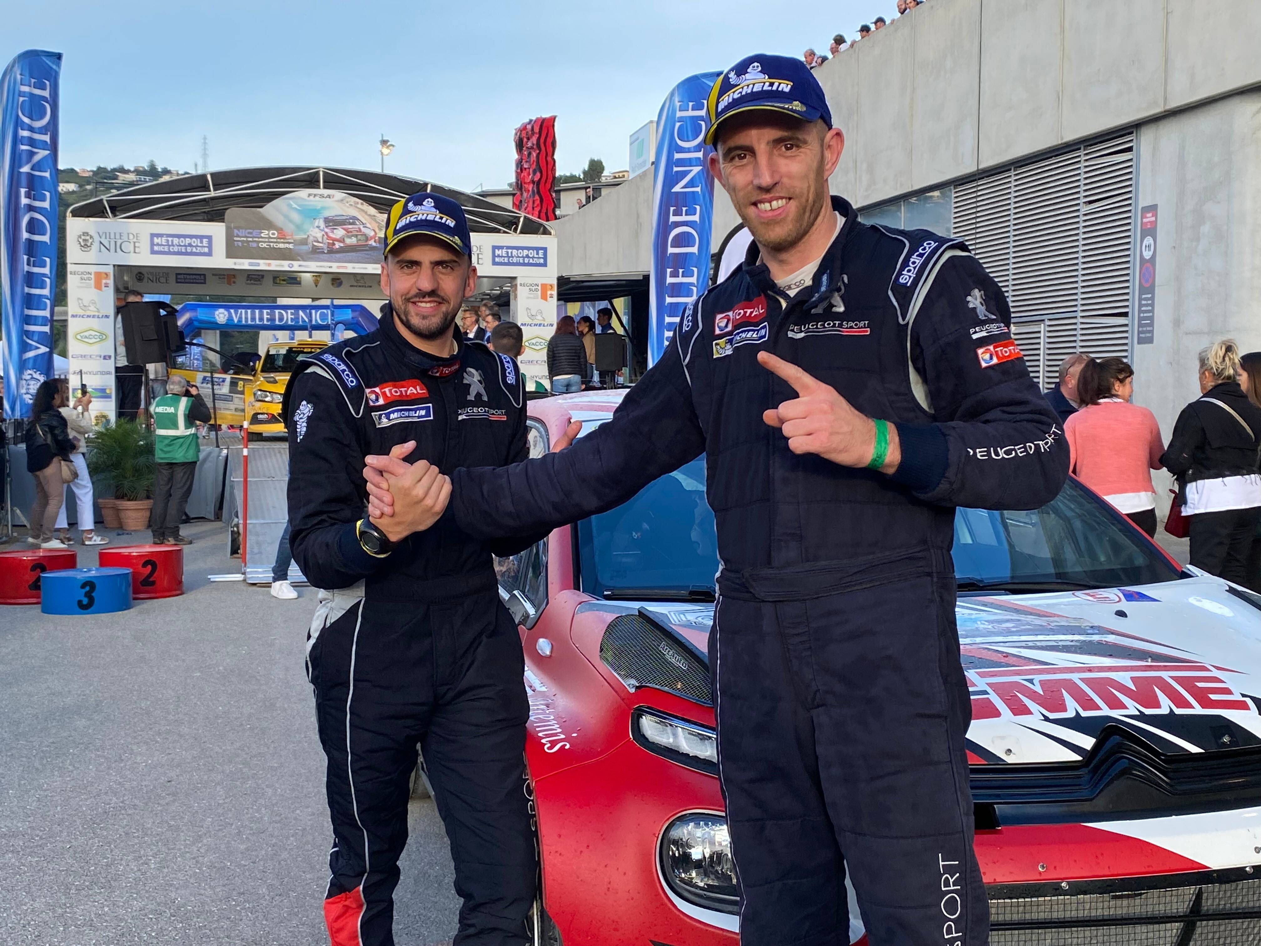 Le Varois Patrick Magnou remporte la finale de la coupe de France des rallyes 2024 à Nice