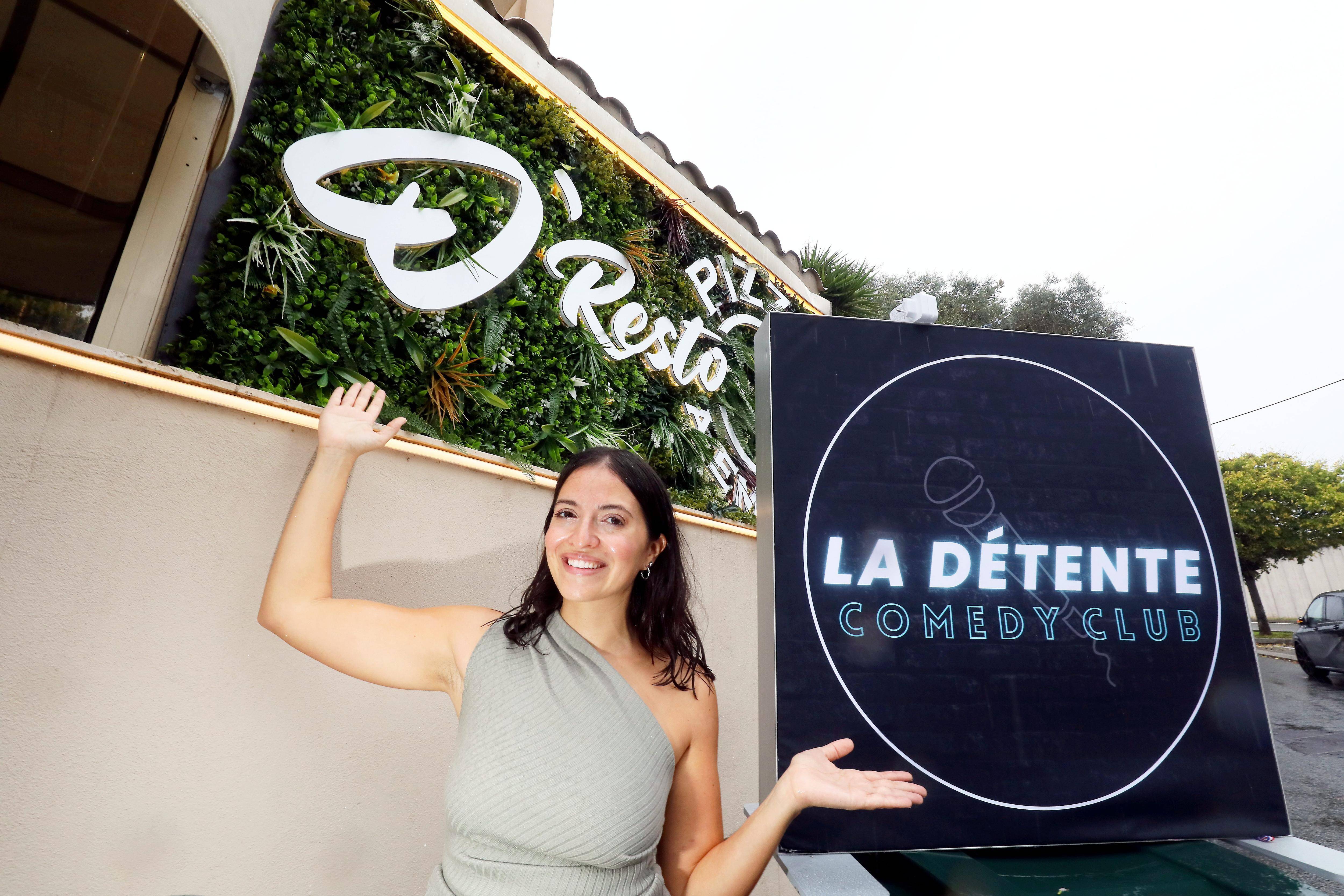 La folle histoire de La détente comedy club, qui se déplace dans les restaurants à Juan-les-Pins