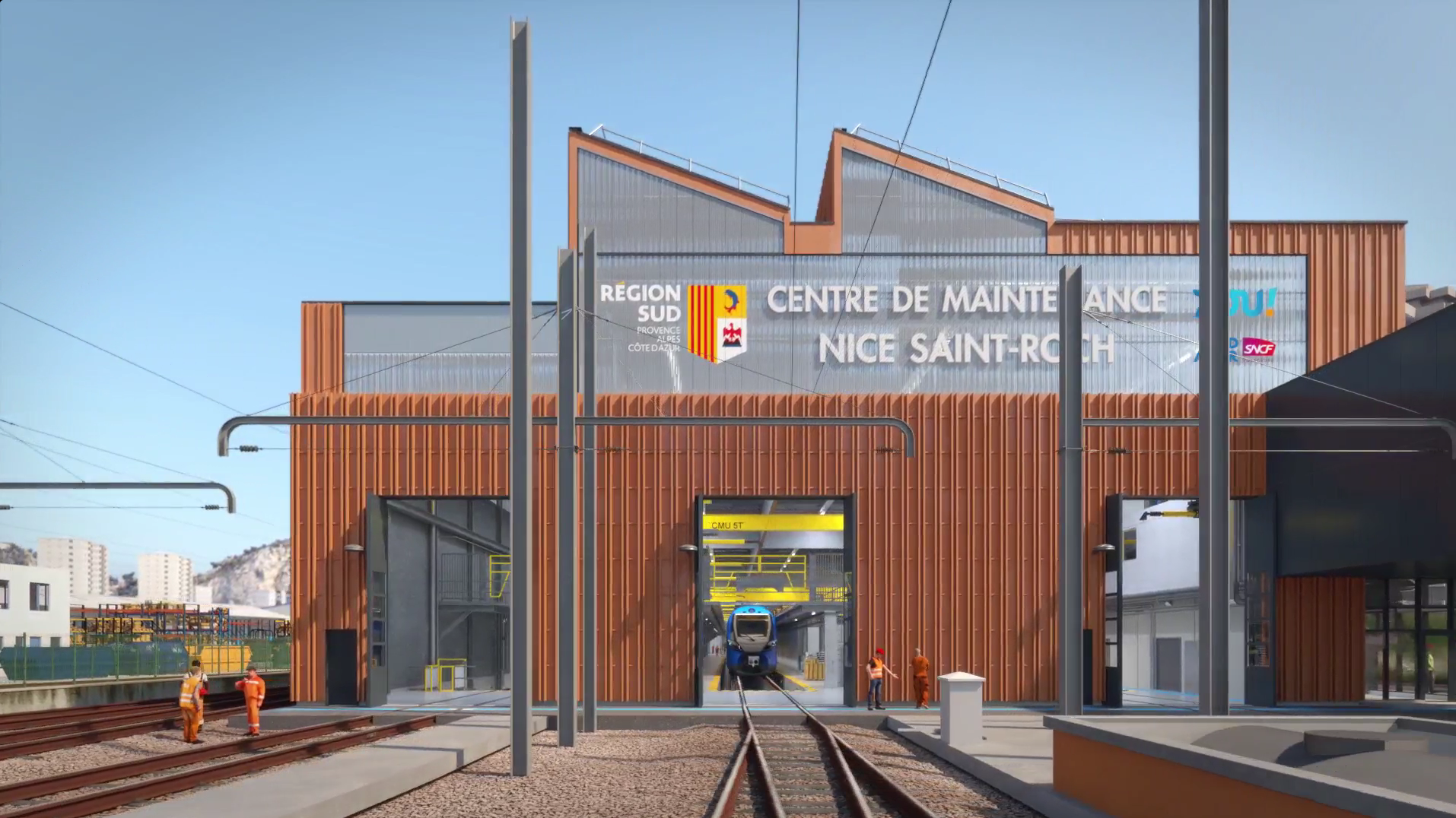 La promesse d'un TER à l'heure dans les Alpes-Maritimes grâce à un nouveau centre de maintenance à Nice