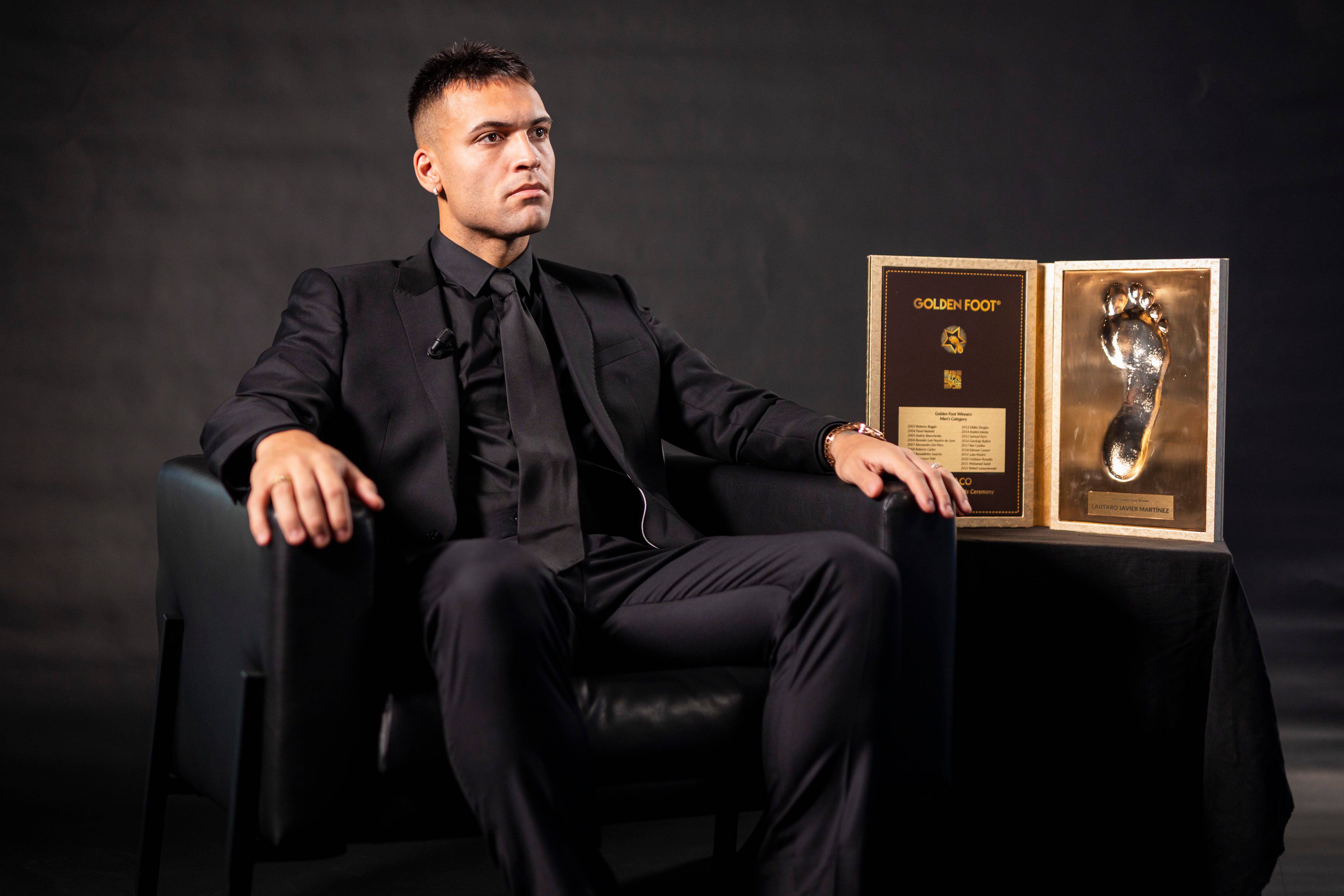 Golden Foot Awards: Lautaro Martinez marque Monaco de son empreinte et remporte un trophée convoité