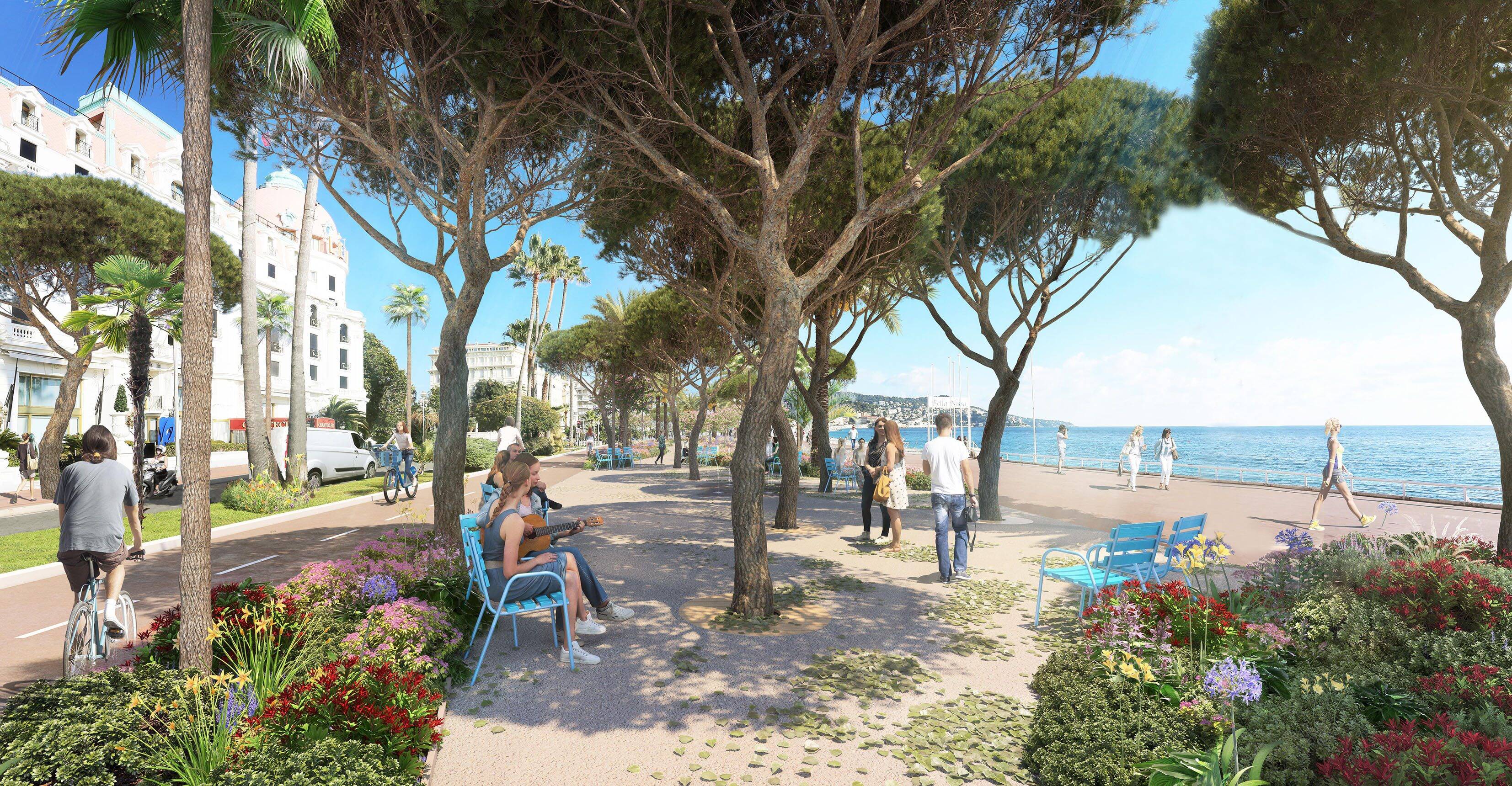Et si on rendait la promenade des Anglais plus verdoyante? Des spécialistes se sont penchés sur la mythique avenue de Nice qui fête ses 200 ans