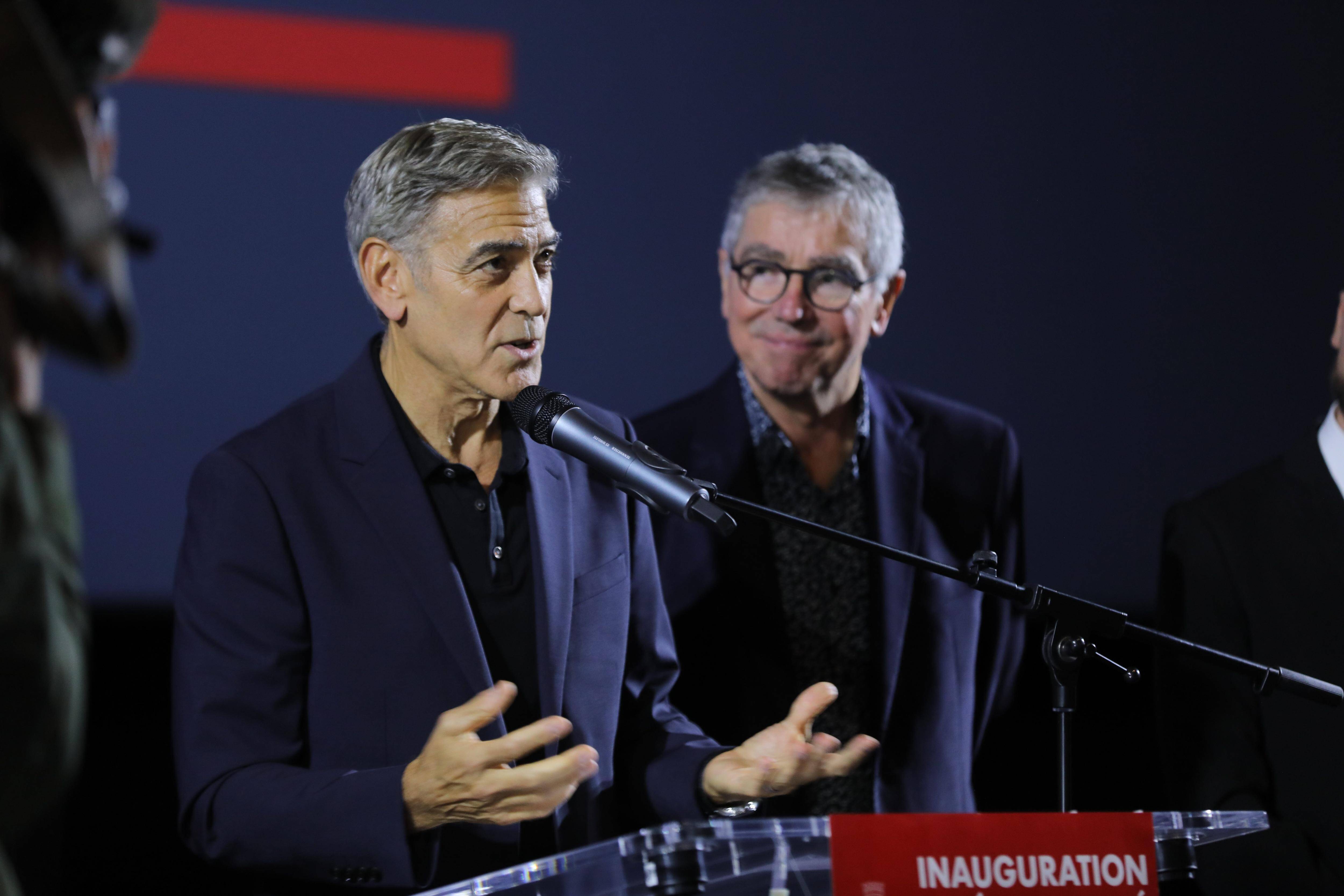 La star américaine George Clooney invitée surprise... à Brignoles pour inaugurer un cinéma