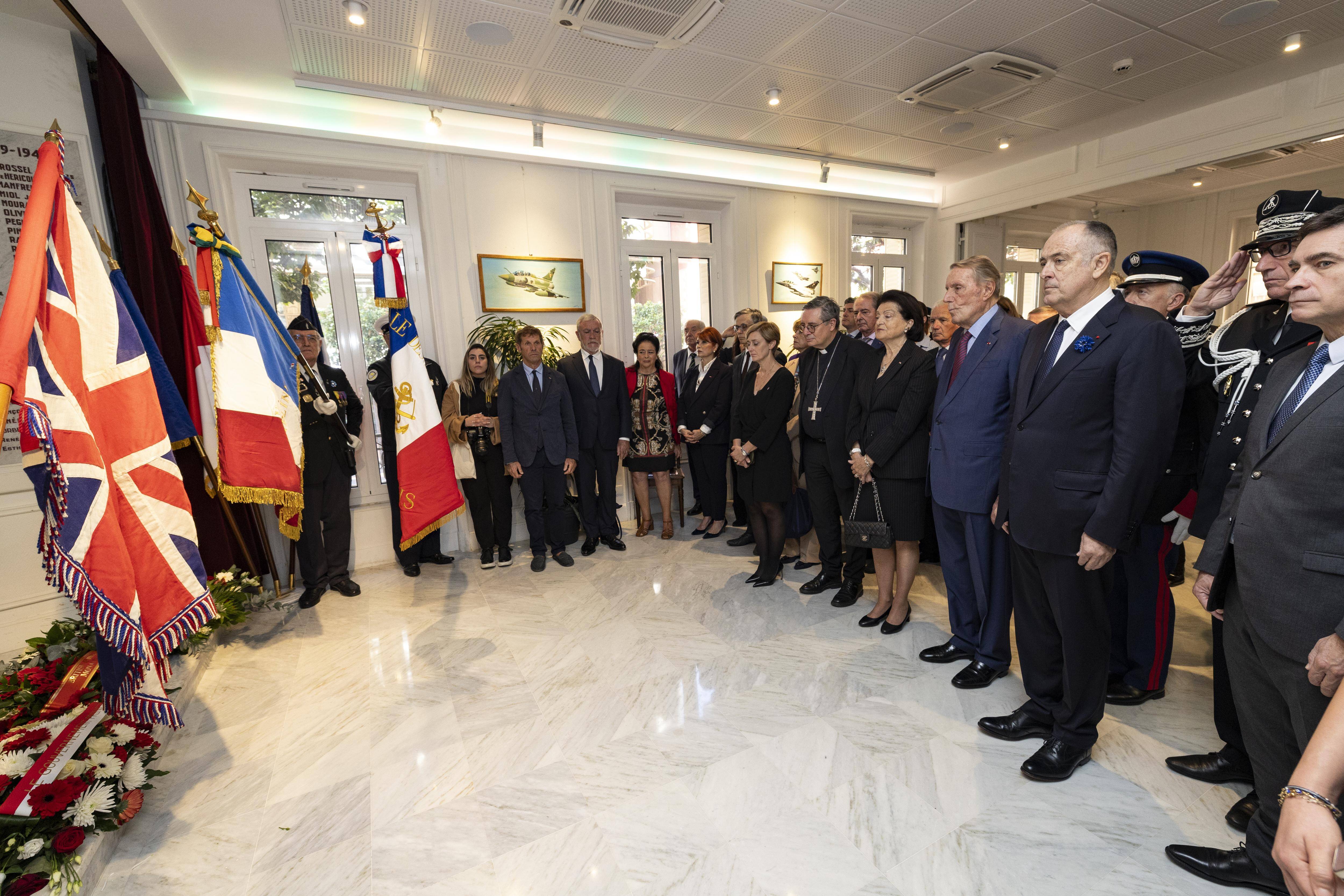 "Force est de constater le retour décomplexé des va-t-en-guerre": à Monaco, les conflits actuels inquiètent au moment de célébrer les héros de l'Armistice