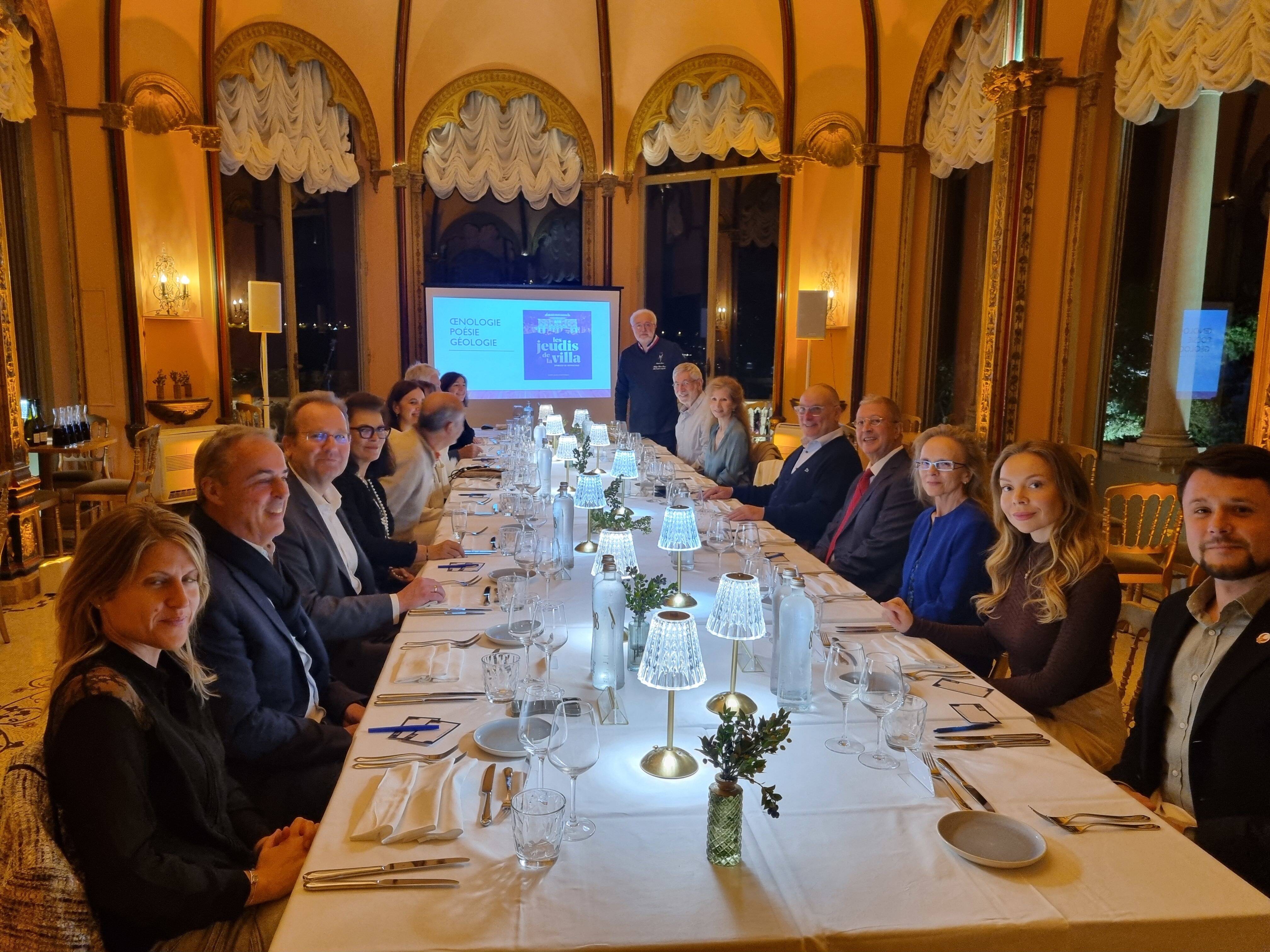Des dîners conférences organisés dans l'ancien salon de la baronne Ephrussi de Rothschild à Saint-Jean-Cap-Ferrat