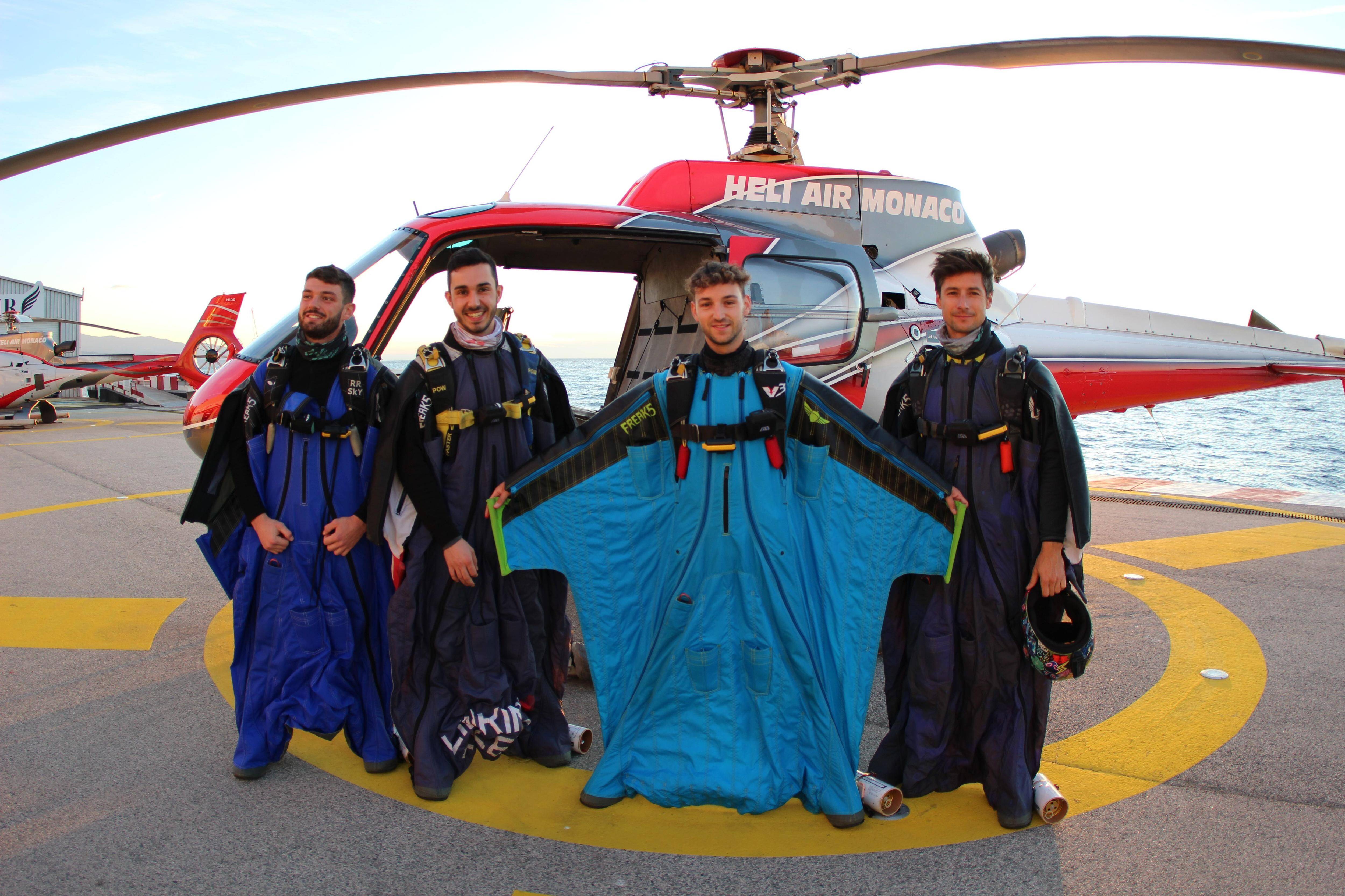 "La vue sur Monaco était dingue. Le sentiment de vitesse était jouissif": des virtuoses du wingsuit ont survolé la Principauté, ils racontent