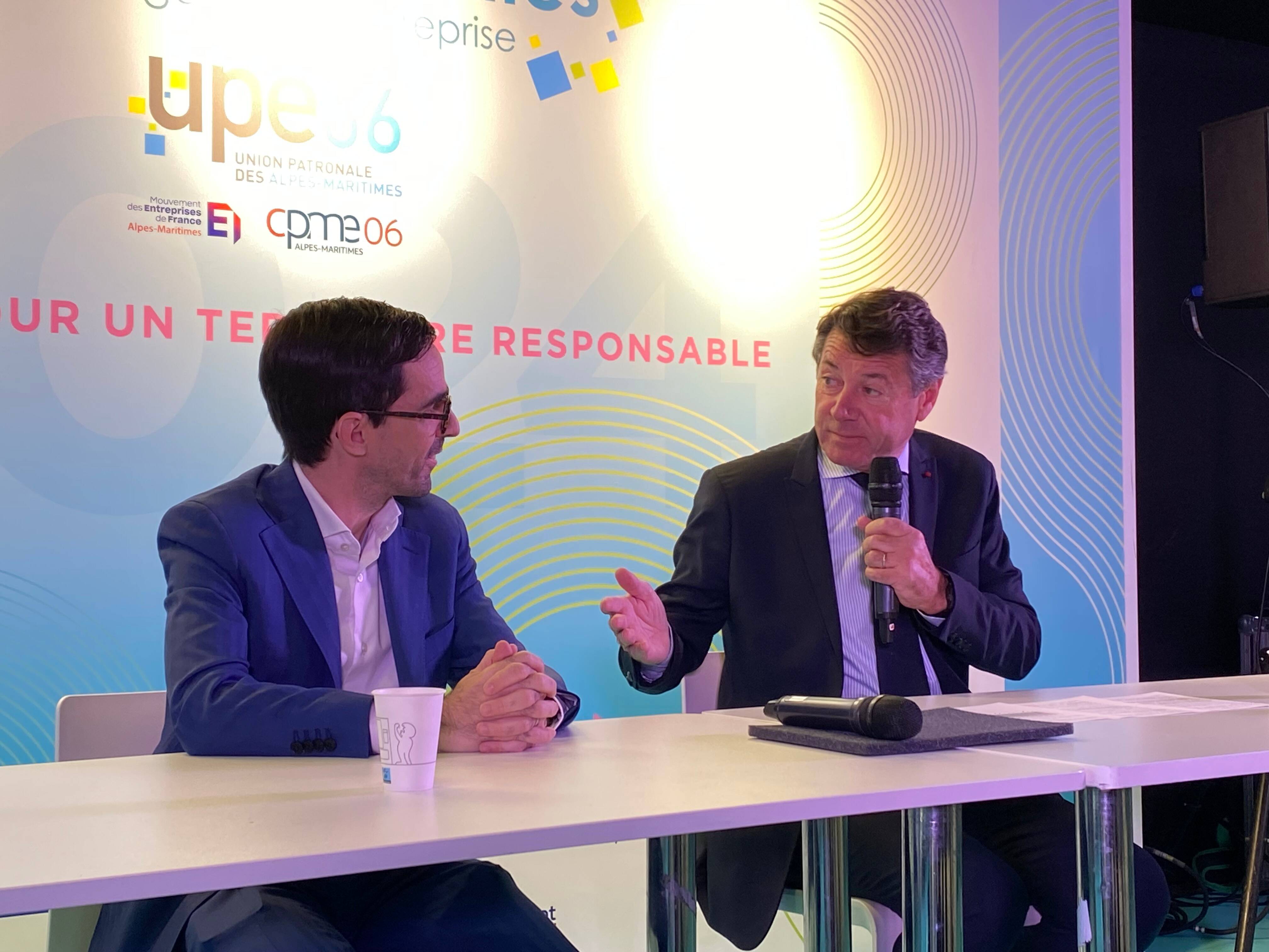 "L'entreprise est prête à travailler plus mais pas à être taxée plus", selon le patron des patrons de la Côte d'Azur