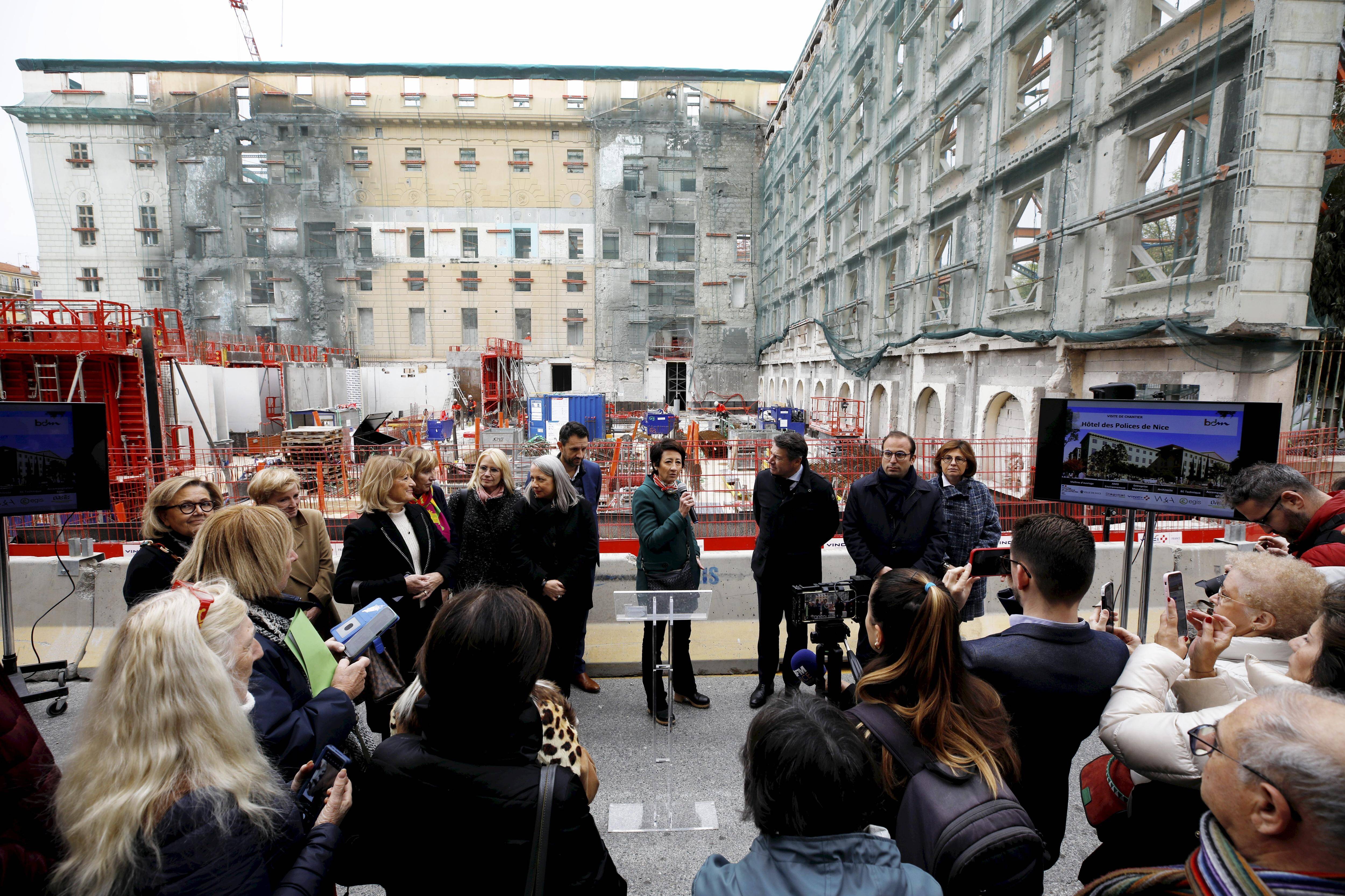 Le chantier du futur hôtel des polices se dévoile aux Niçois en attendant la livraison fin 2025