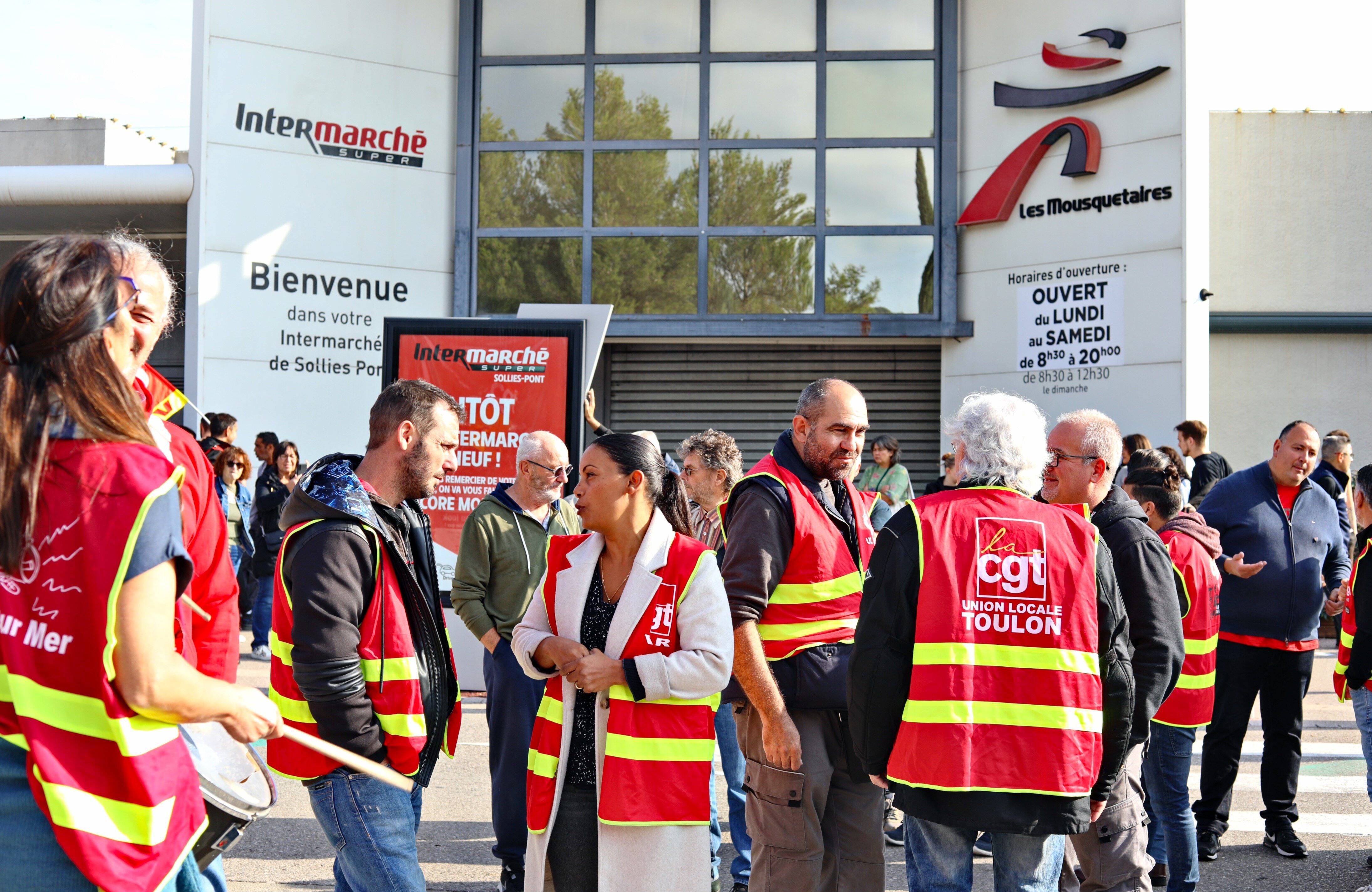 La CGT met en garde la direction de l'Intermarché de Solliès-Pont et dénonce un management toxique