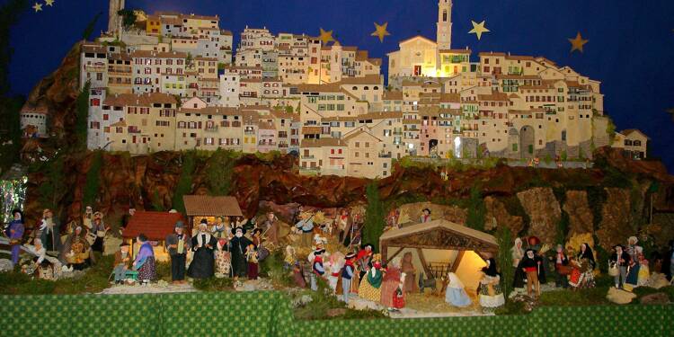 Le retour du village des crèches à Lucéram du 1er décembre au 5 janvier