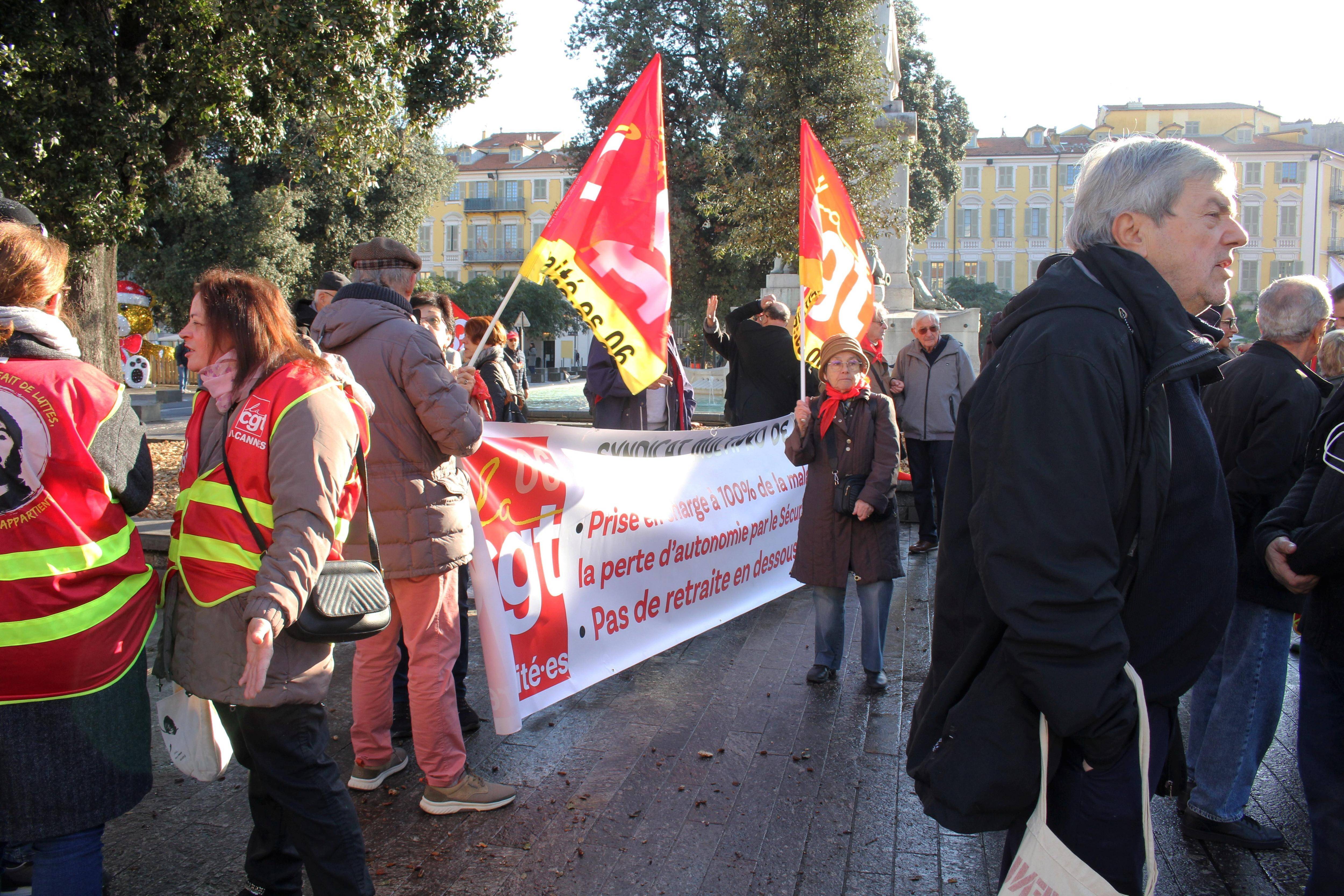 « On appelle à une valorisation concrète à hauteur de l'inflation » Ils ont manifesté pour le pouvoir d'achat des retraités
