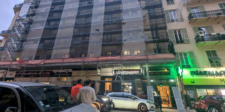 Un ouvrier fait une chute mortelle d’un échafaudage depuis le cinquième étage d’un immeuble du centre-ville de Nice