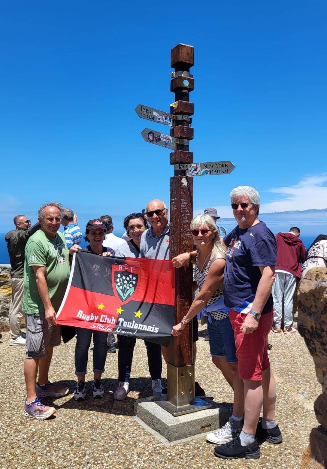 On a rencontré des supporters du RCT qui ont fait le déplacement jusqu'en Afrique du Sud pour assister au match de coupe d'Europe