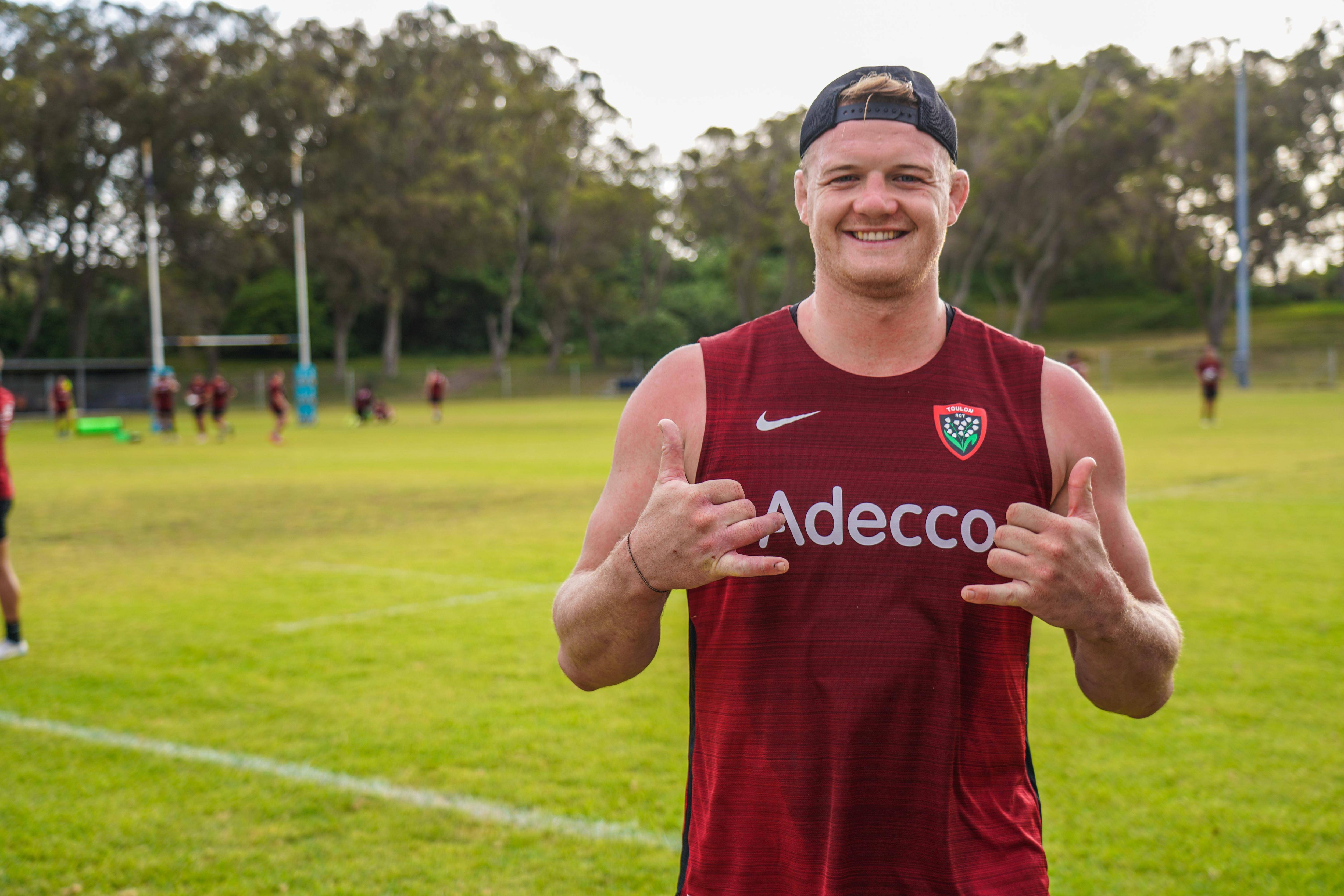 "La 1ère fois que je suis entré dans un stade, c'était pour aller voir les Stormers avec mon papa", confie le capitaine du RCT David Ribbans