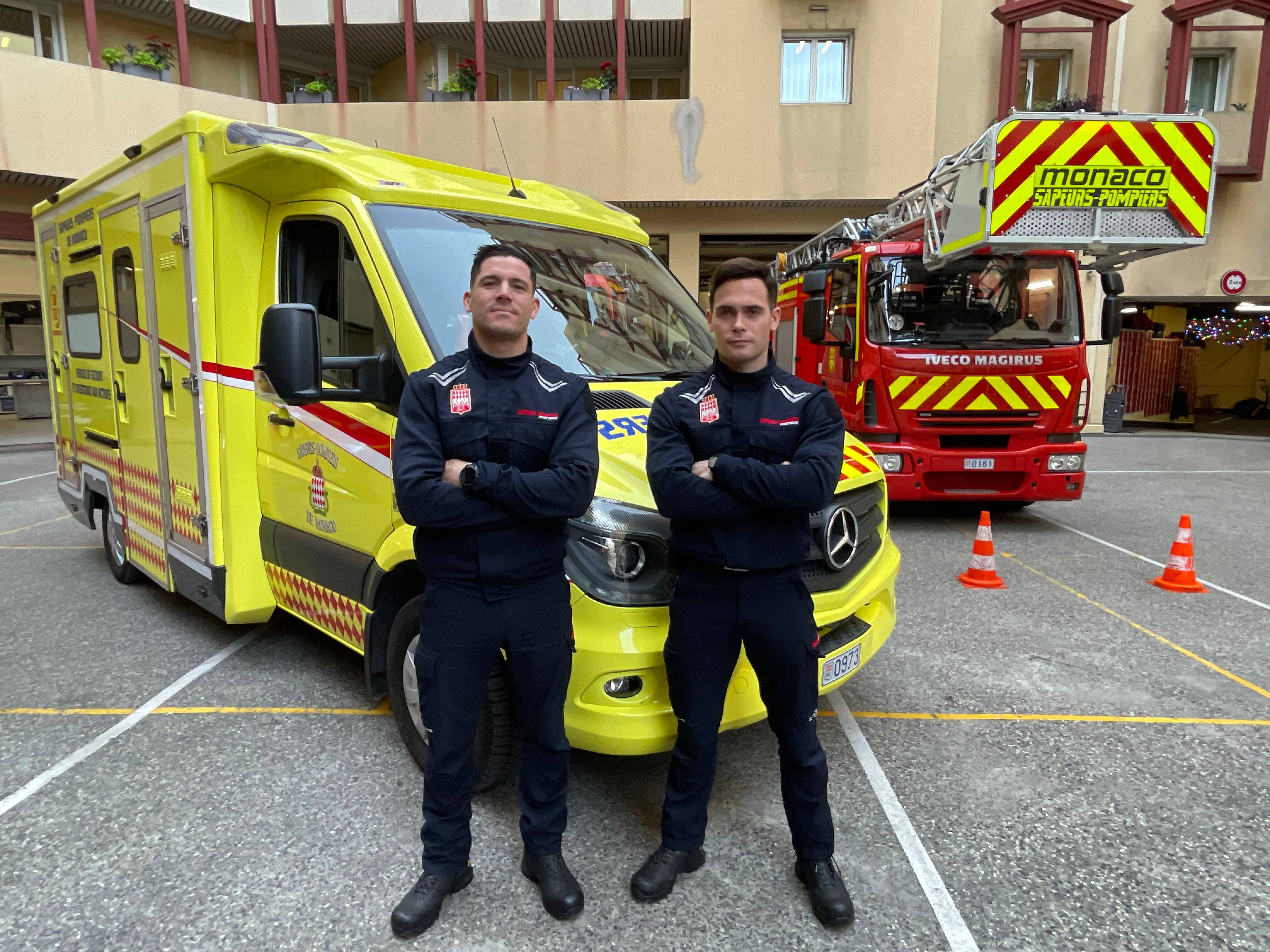"Il y a toujours un peu de fierté, forcément, mais cela reste notre travail": deux pompiers monégasques récompensés pour un acte de bravoure