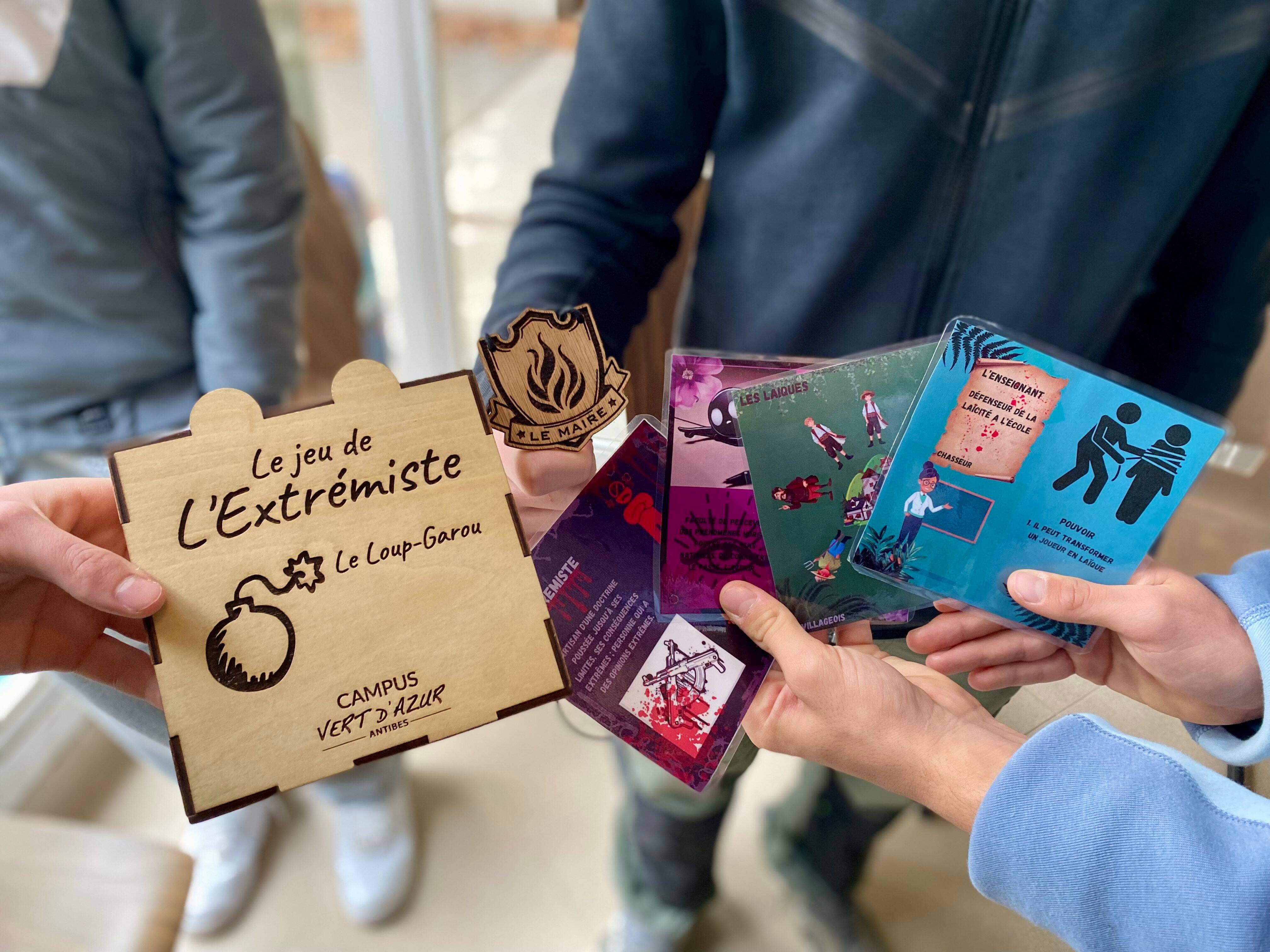 Pour célébrer la journée de la laïcité, les élèves du campus Vert d'Azur ont créé des jeux de société