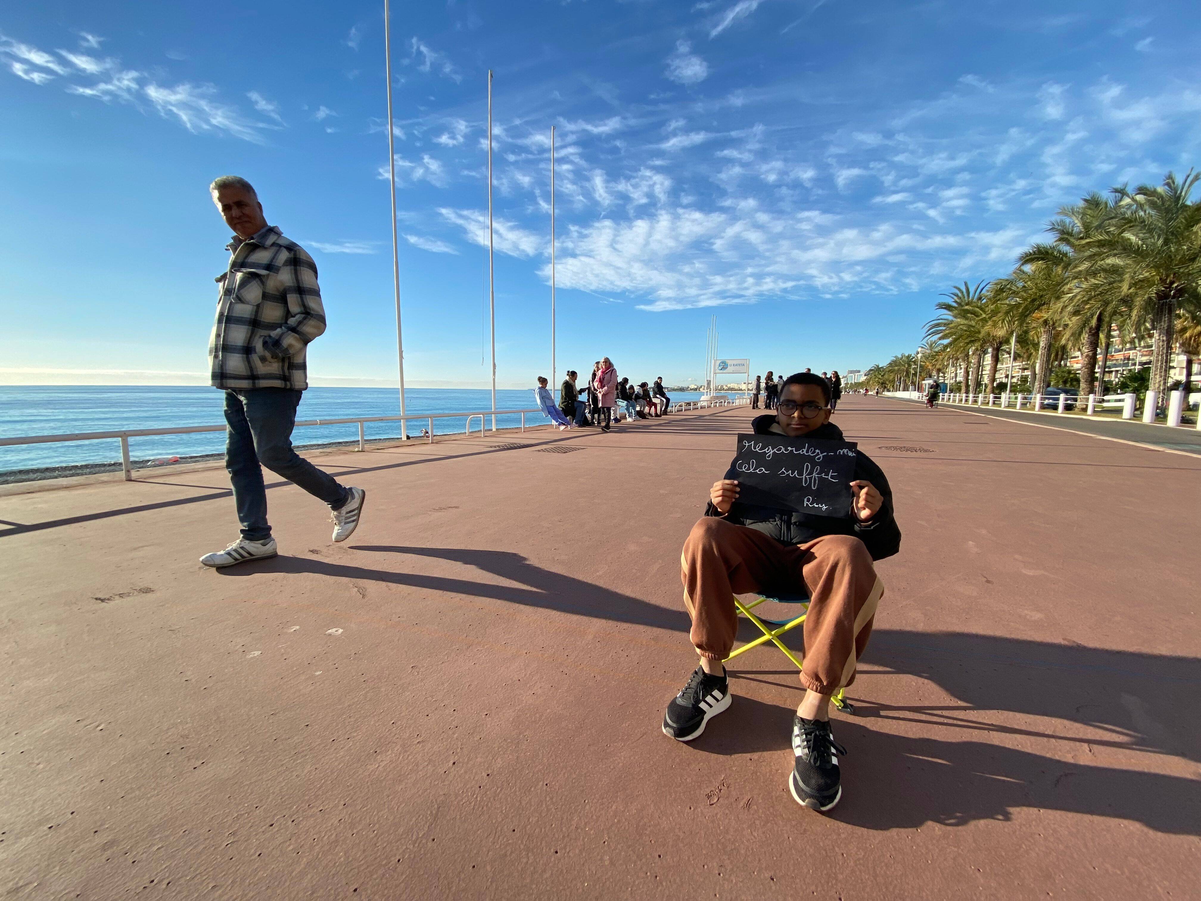 Sur la Promenade des Anglais, ces élèves de CM2 se prennent pour Ben