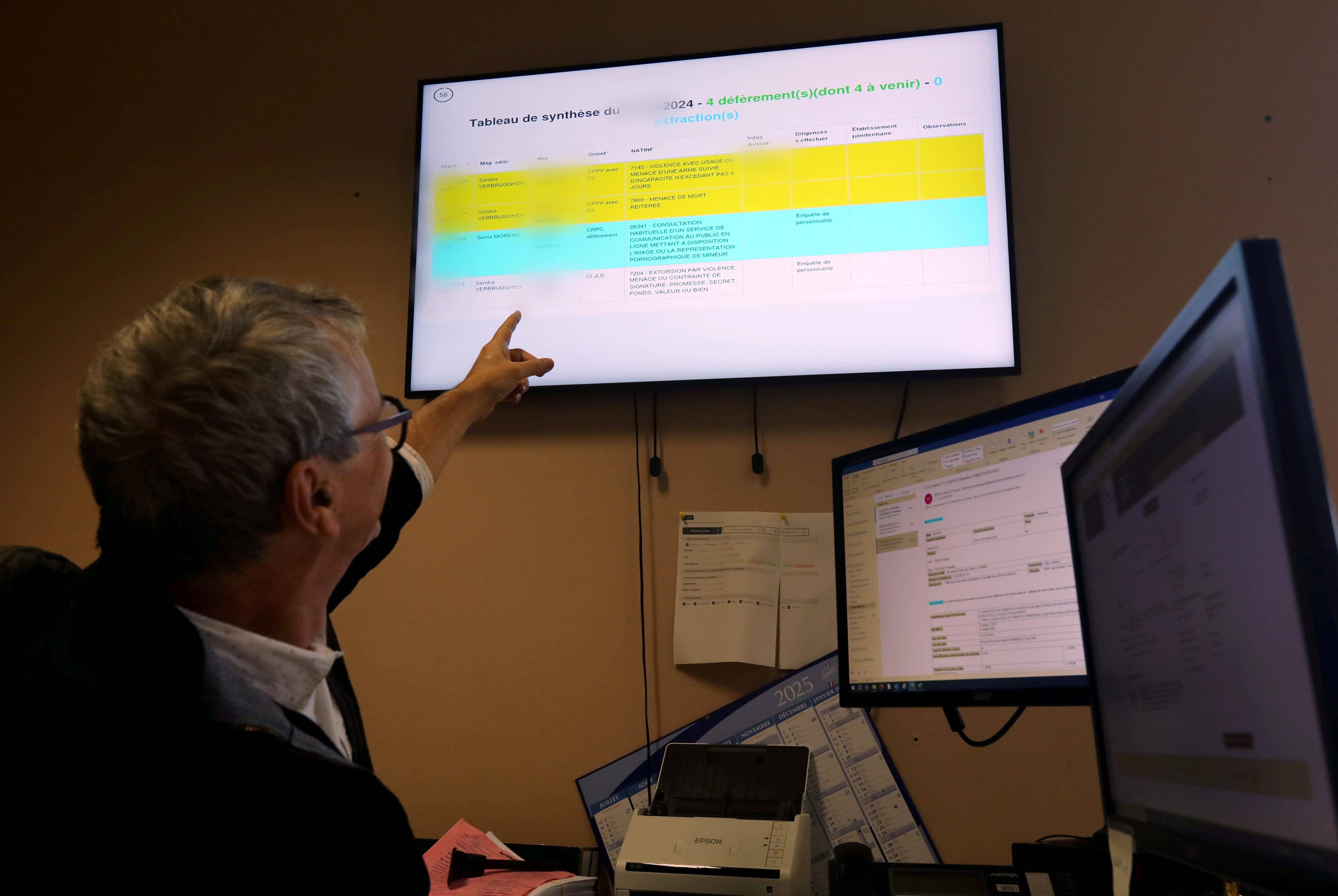 Comme un "médecin" face aux urgences qui s'enchaînent, le quotidien d'un magistrat de permanence