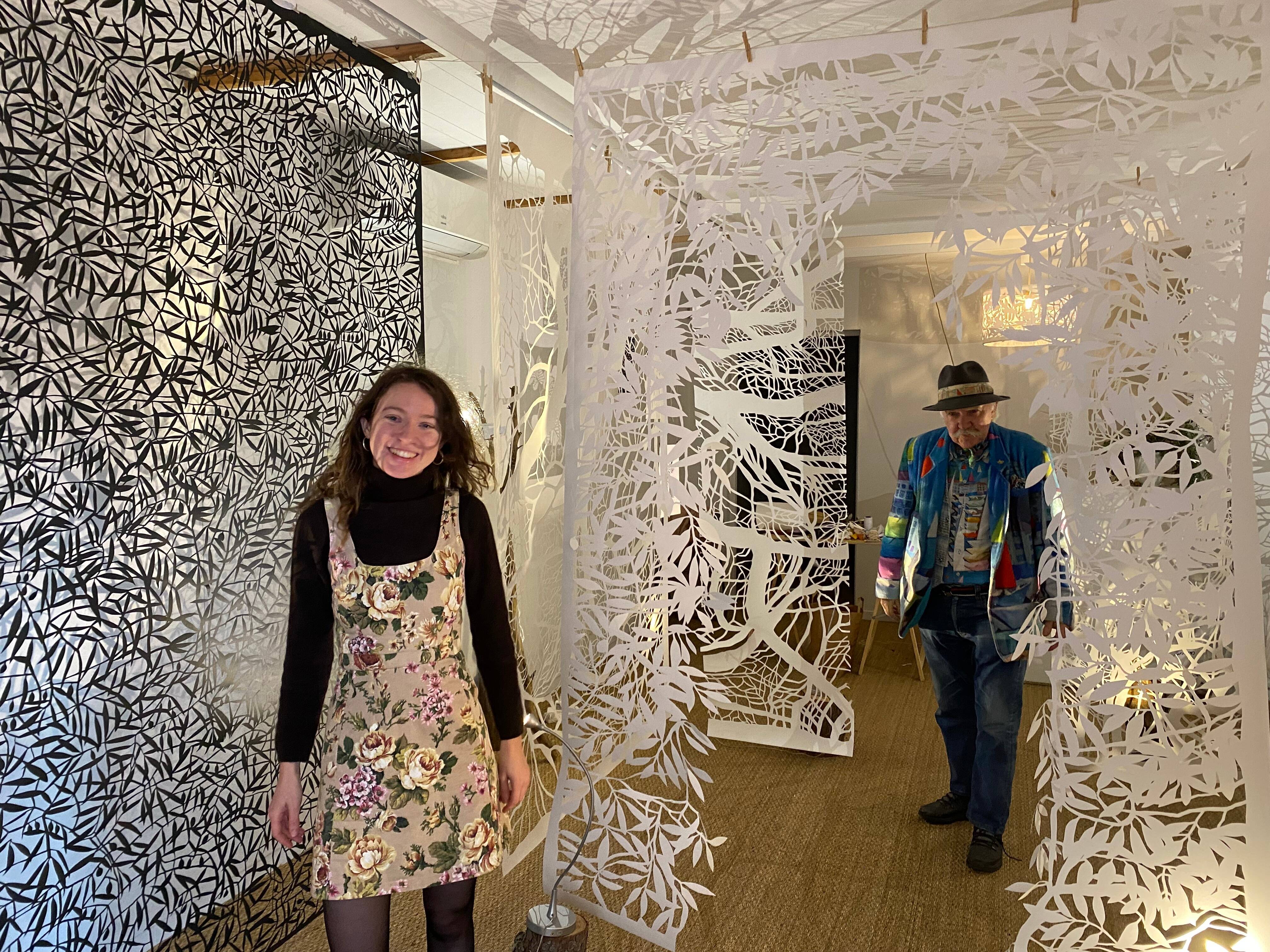 Autour de la dentelle, entre ombre et lumières... Émilie Hor sur les traces de son père Ivan