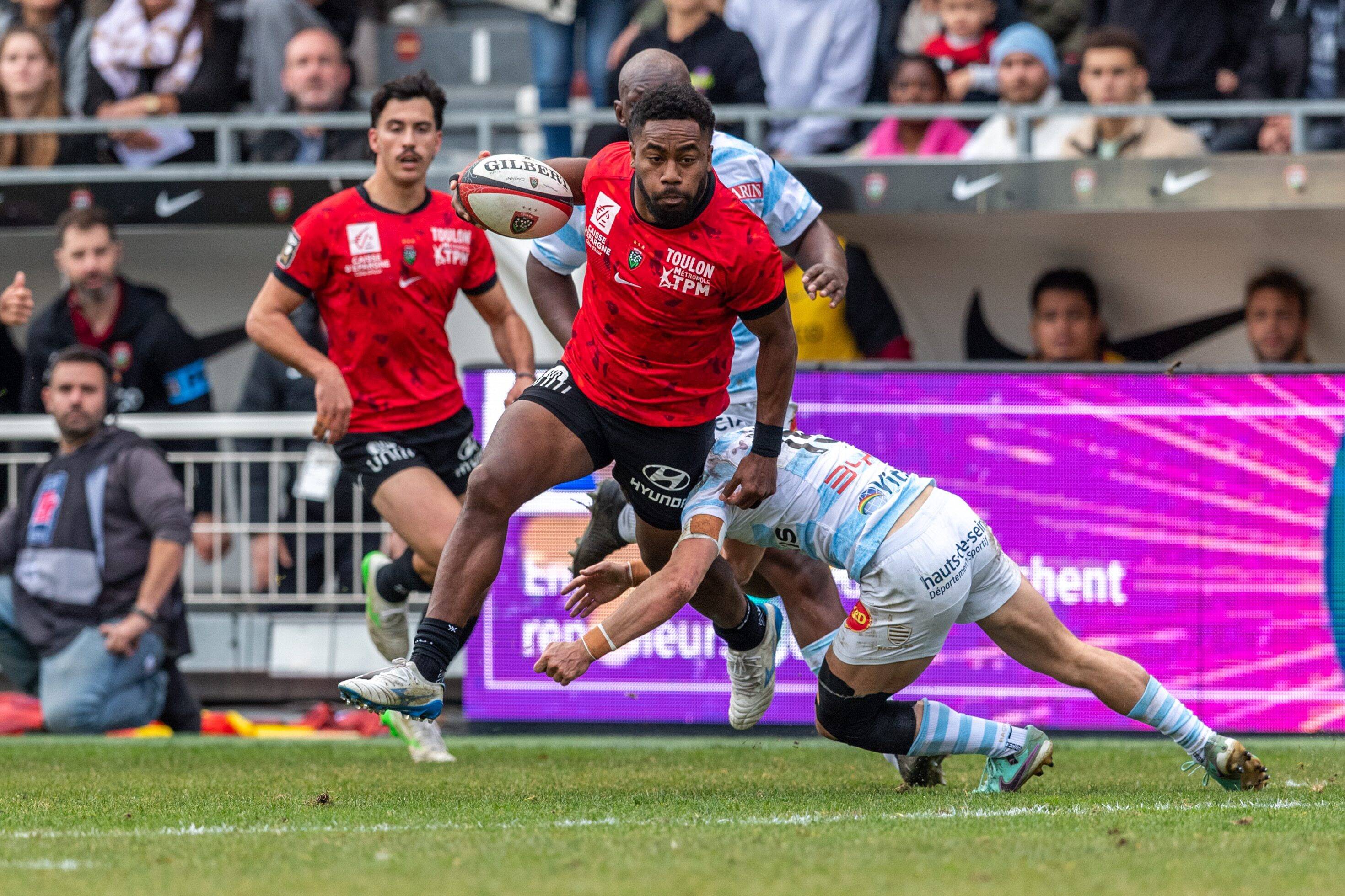 Le réveil de Setariki Tuicuvu, auteur d'un doublé avec le RCT face au Racing