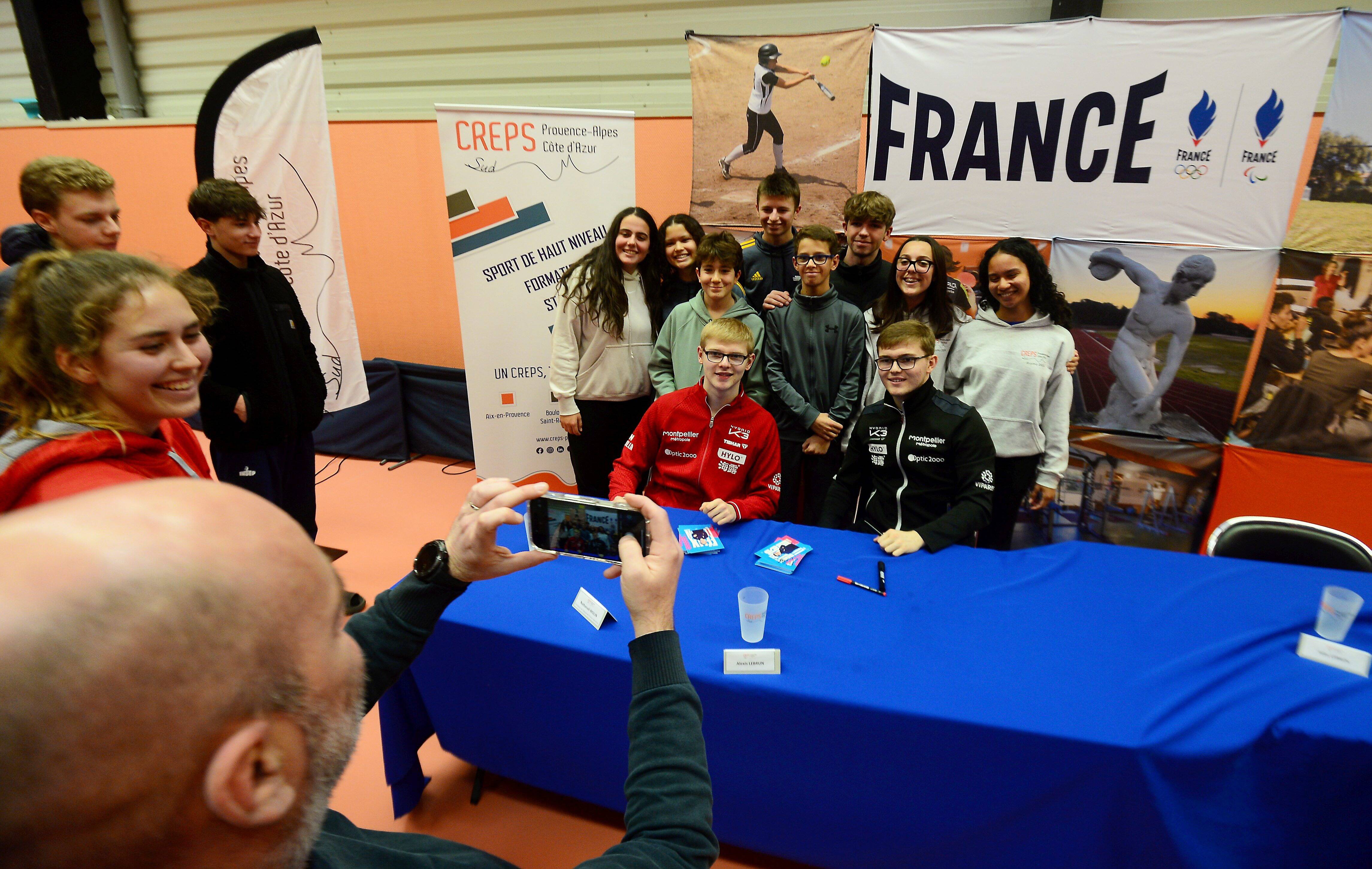 Un air de Lebrun mania: les frères médaillés olympiques Alexis et Félix font sensation au Creps de Boulouris à Saint-Raphaël