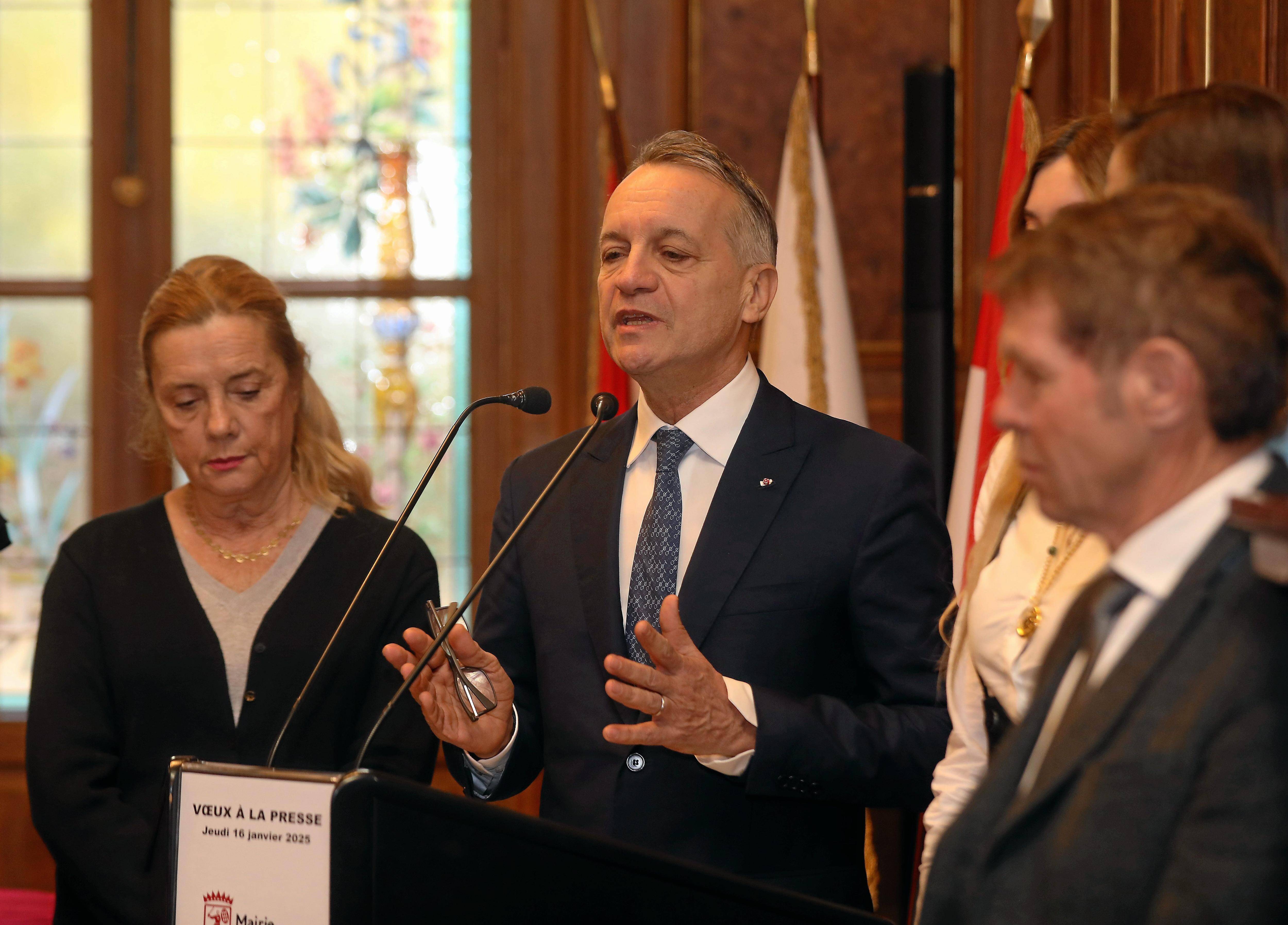 Lors de ses voeux, le maire Georges Marsan a évoqué les projets d'une "année stratégique" pour l'action communale à Monaco