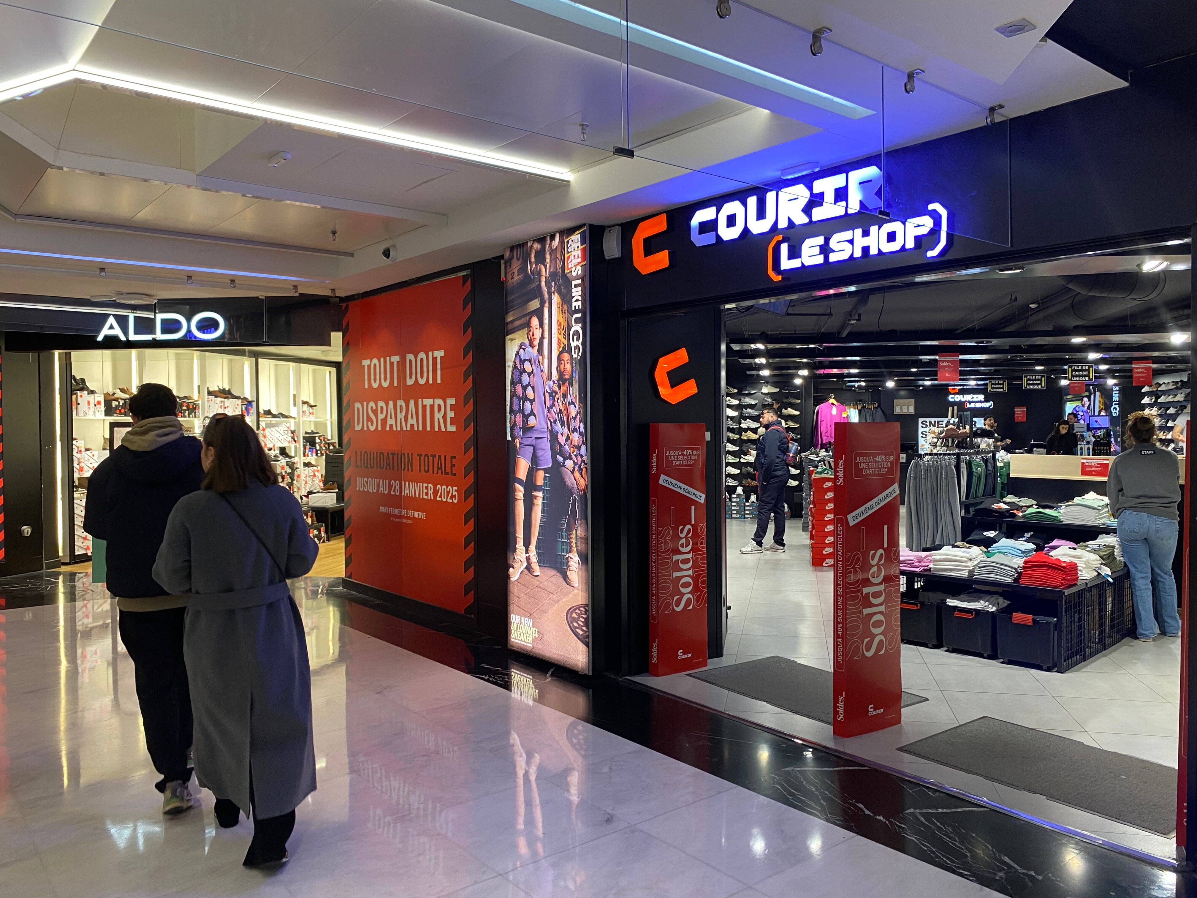 Les magasins Courir et Aldo ferment à Nicétoile, une grosse enseigne allemande s'installe à leur place