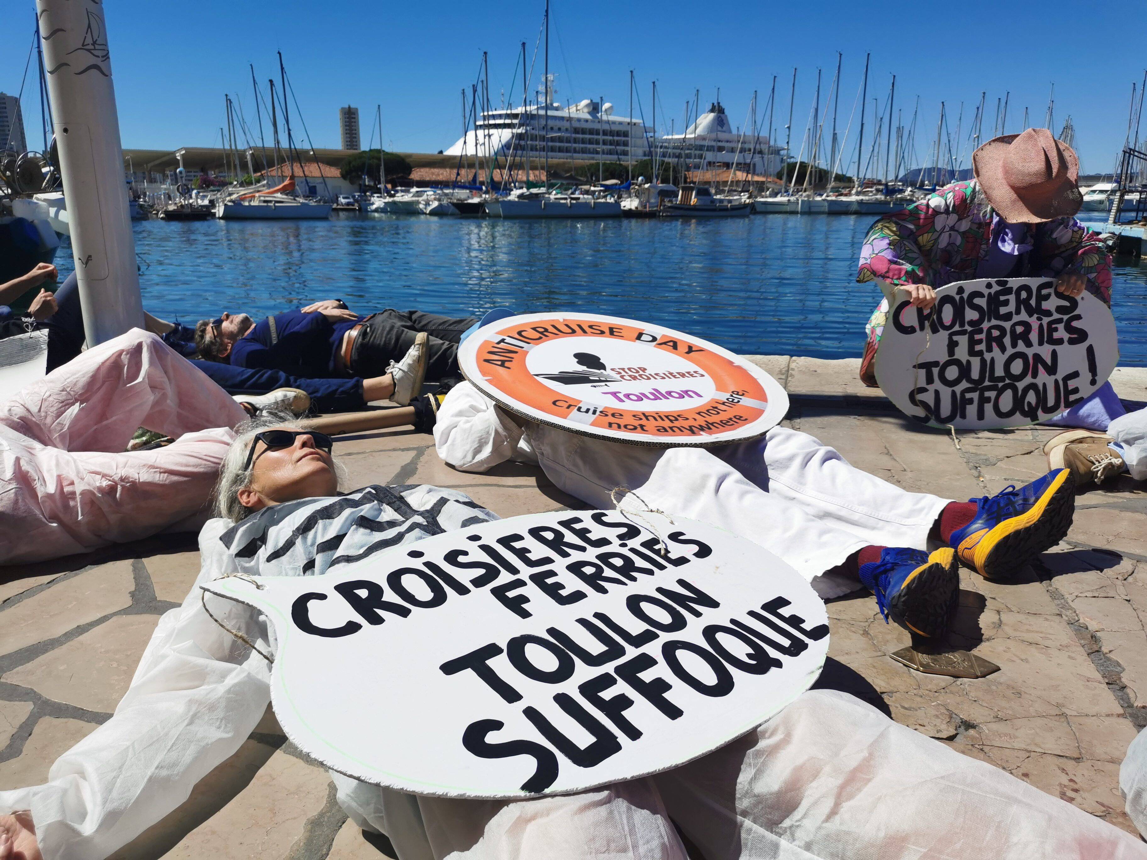 « Content que notre idée fasse son chemin », savoure l’un des fondateurs du collectif Stop Croisières à Marseille et à Toulon