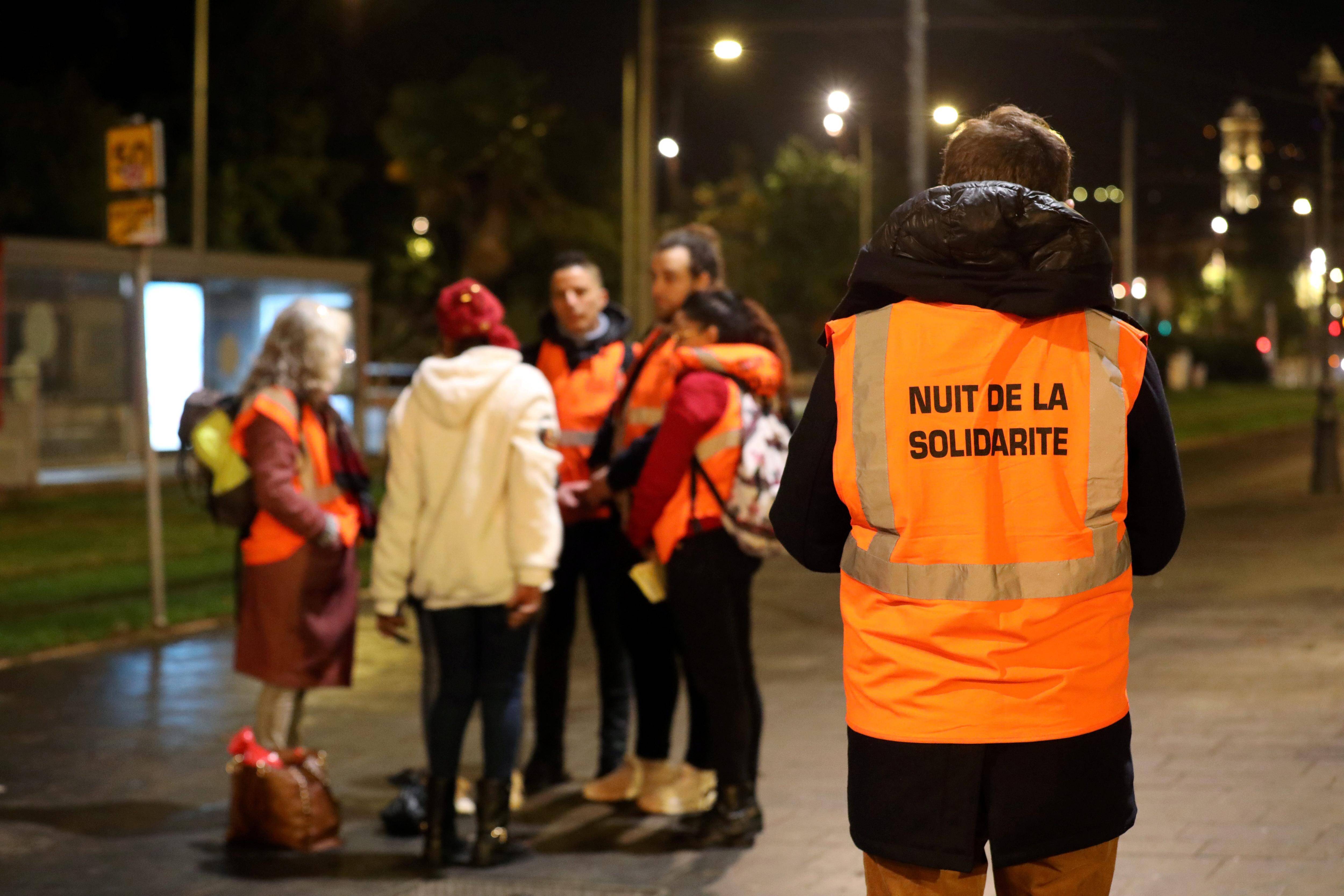 "Rendre visibles les personnes invisibles": 282 sans domicile fixe recensés pour la quatrième édition de la nuit de la solidarité à Nice