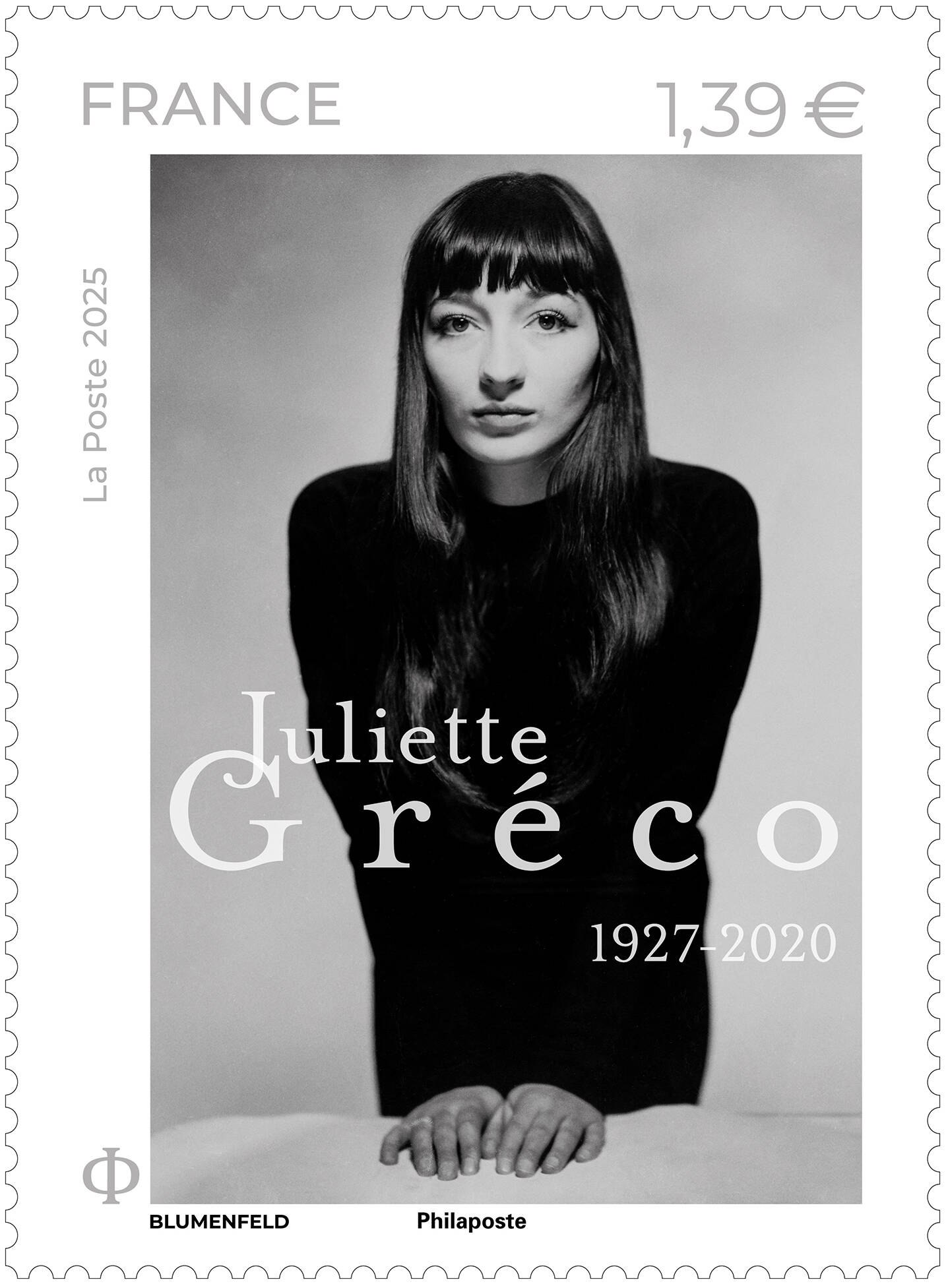 Juliette Gréco fait son retour sur les planches... de timbres