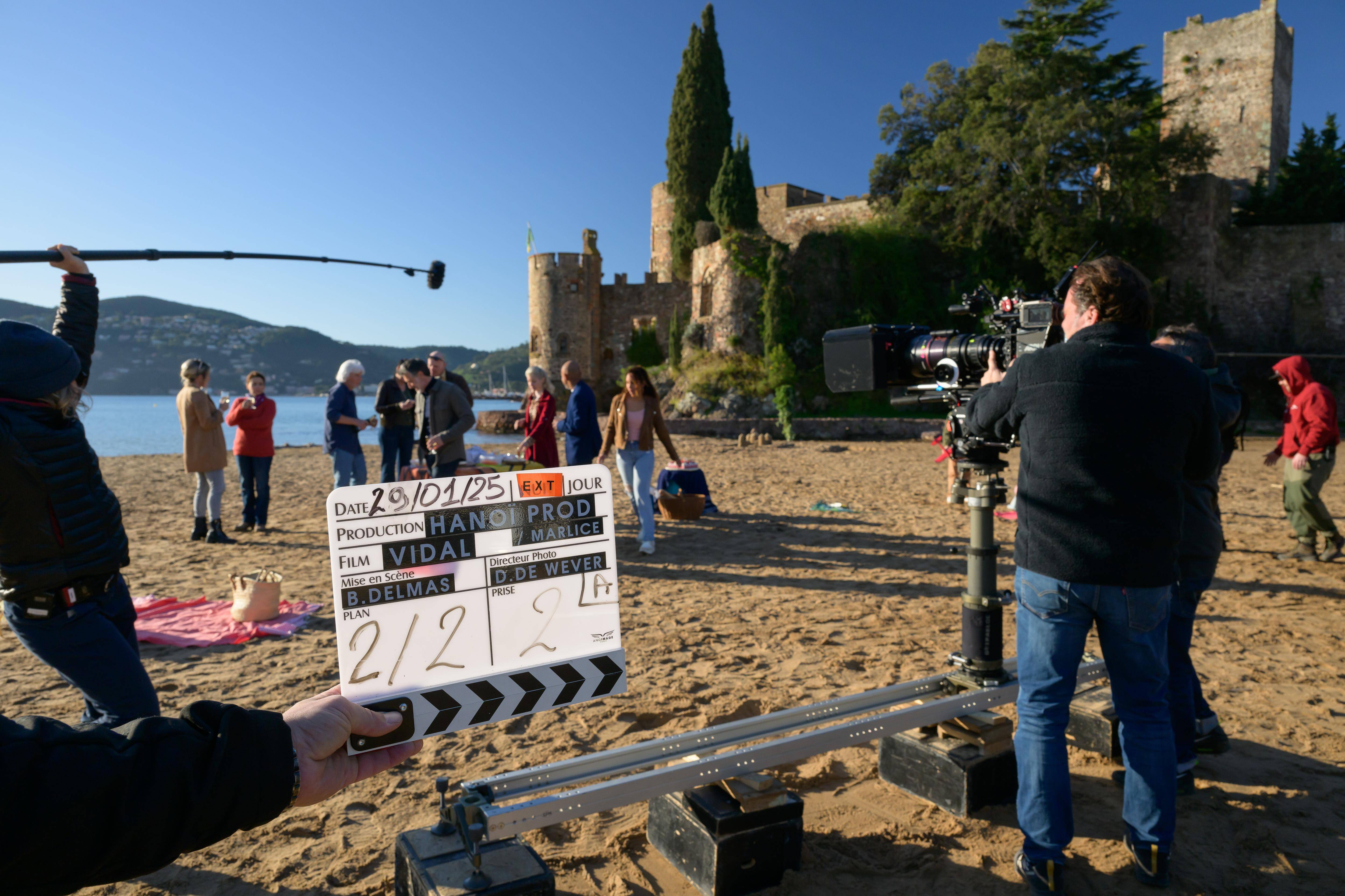 L'ex-star de "Sous le soleil", Bénédicte Delmas, tourne son prochain téléfilm "Vidal" dans la région