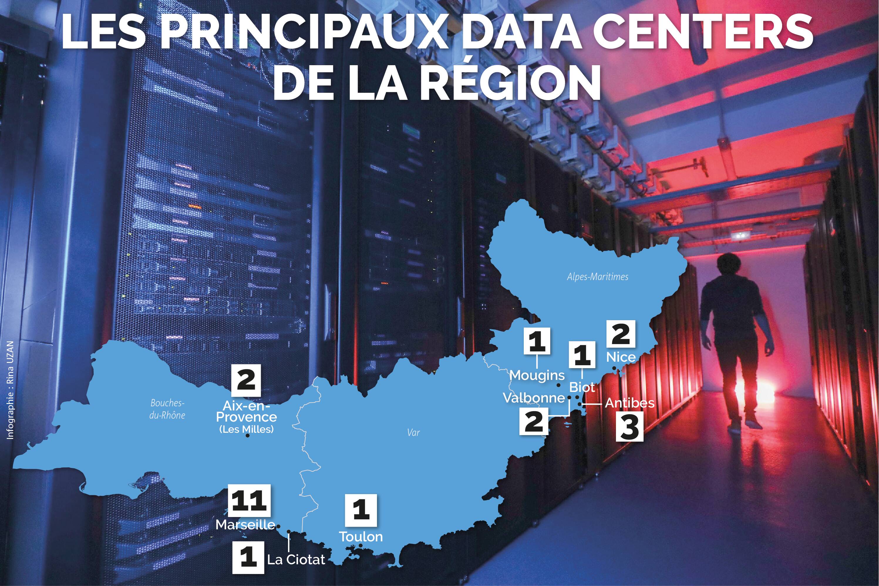 "Ne ratons pas le train": l'installation de data centers, un gros enjeu pour la Région Provence-Alpes-Côte d'Azur