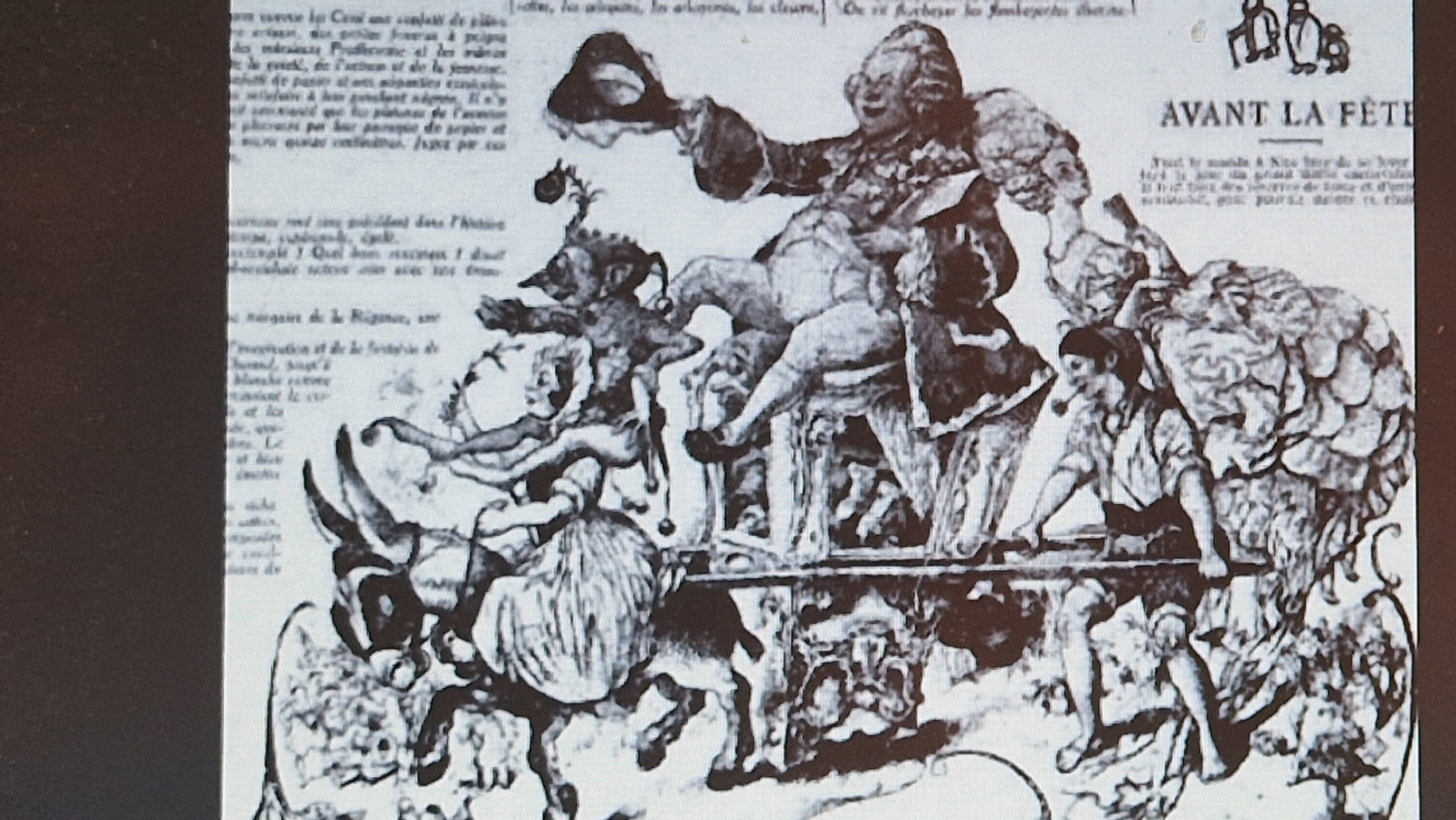 En 1925 à Nice, le roi du Carnaval avait les traits du roi de France, Louis XV