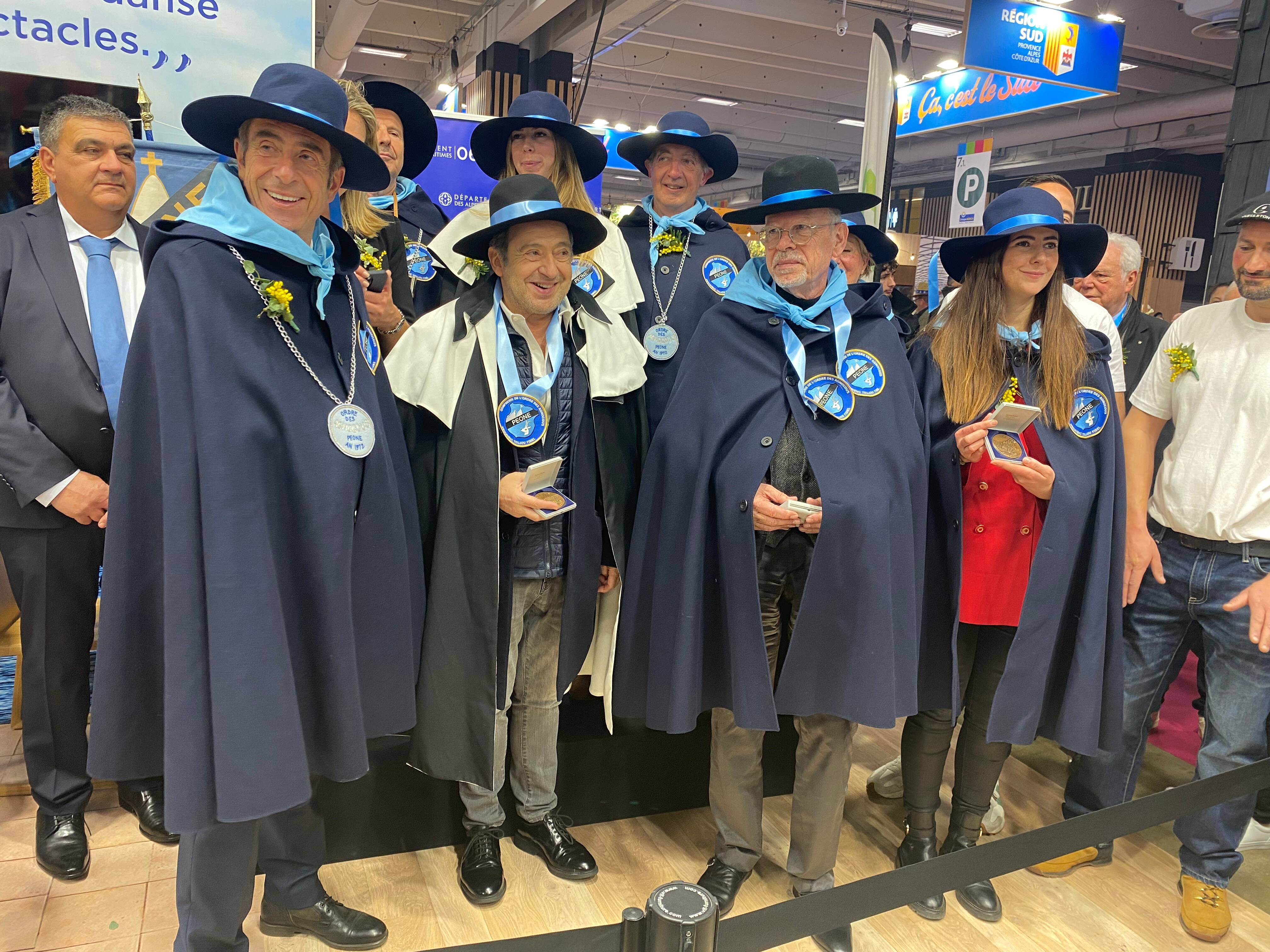Patrick Timsit et Jean-Louis Masson intronisés dans la confrérie des agnocous de Péone