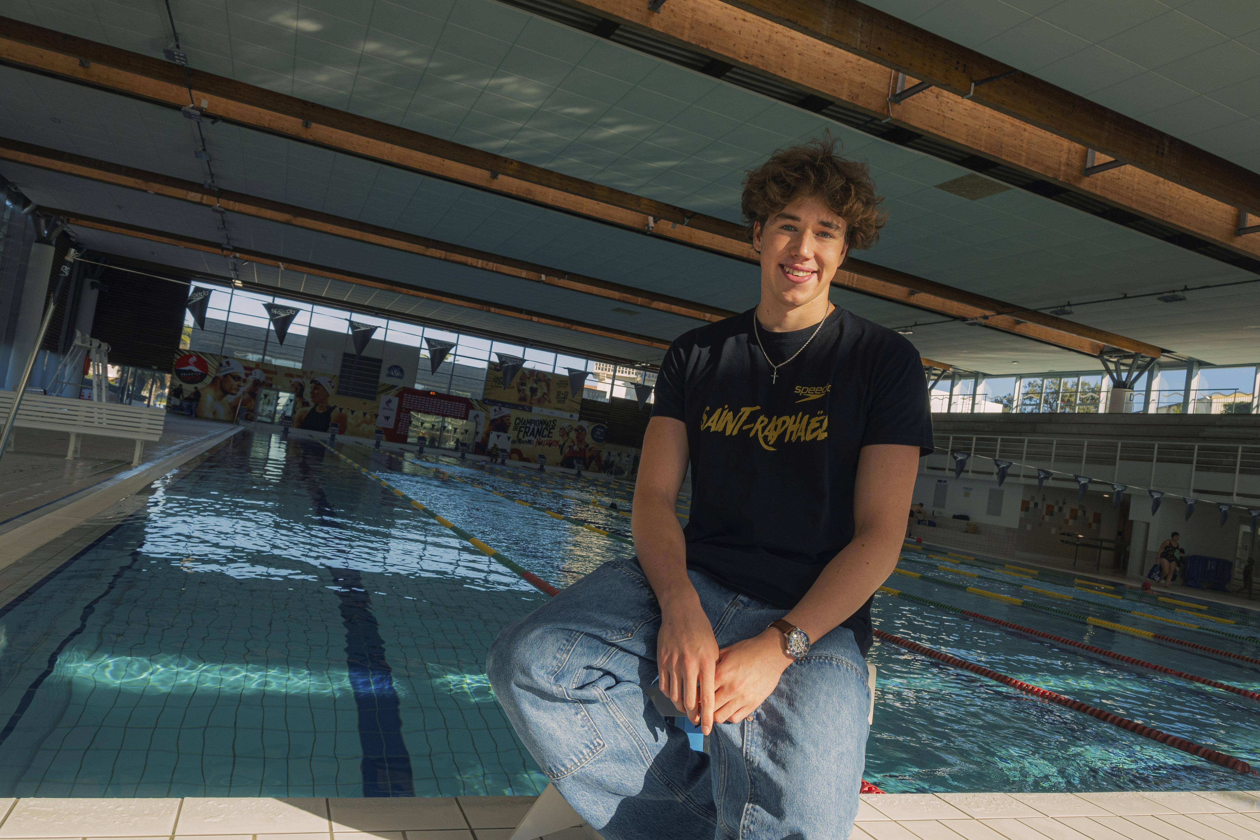 Le Stéphanois Sébastien Capogna a nagé plus vite que Léon Marchand lors d'une série du 100m brasse, il vise les JO de 2028