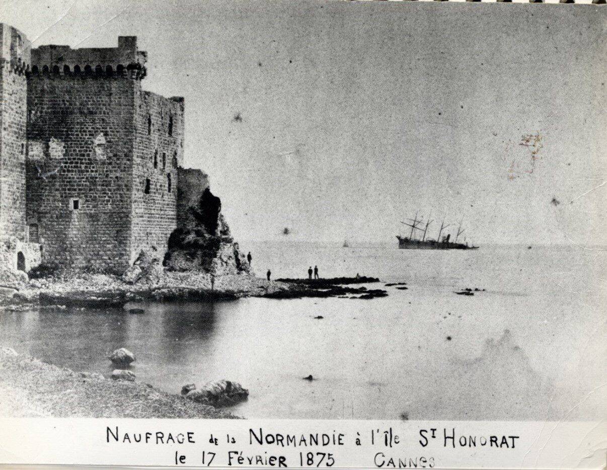 Au large de Cannes, naufrage de "La Normandie" et un sauvetage héroïque il y a 150 ans