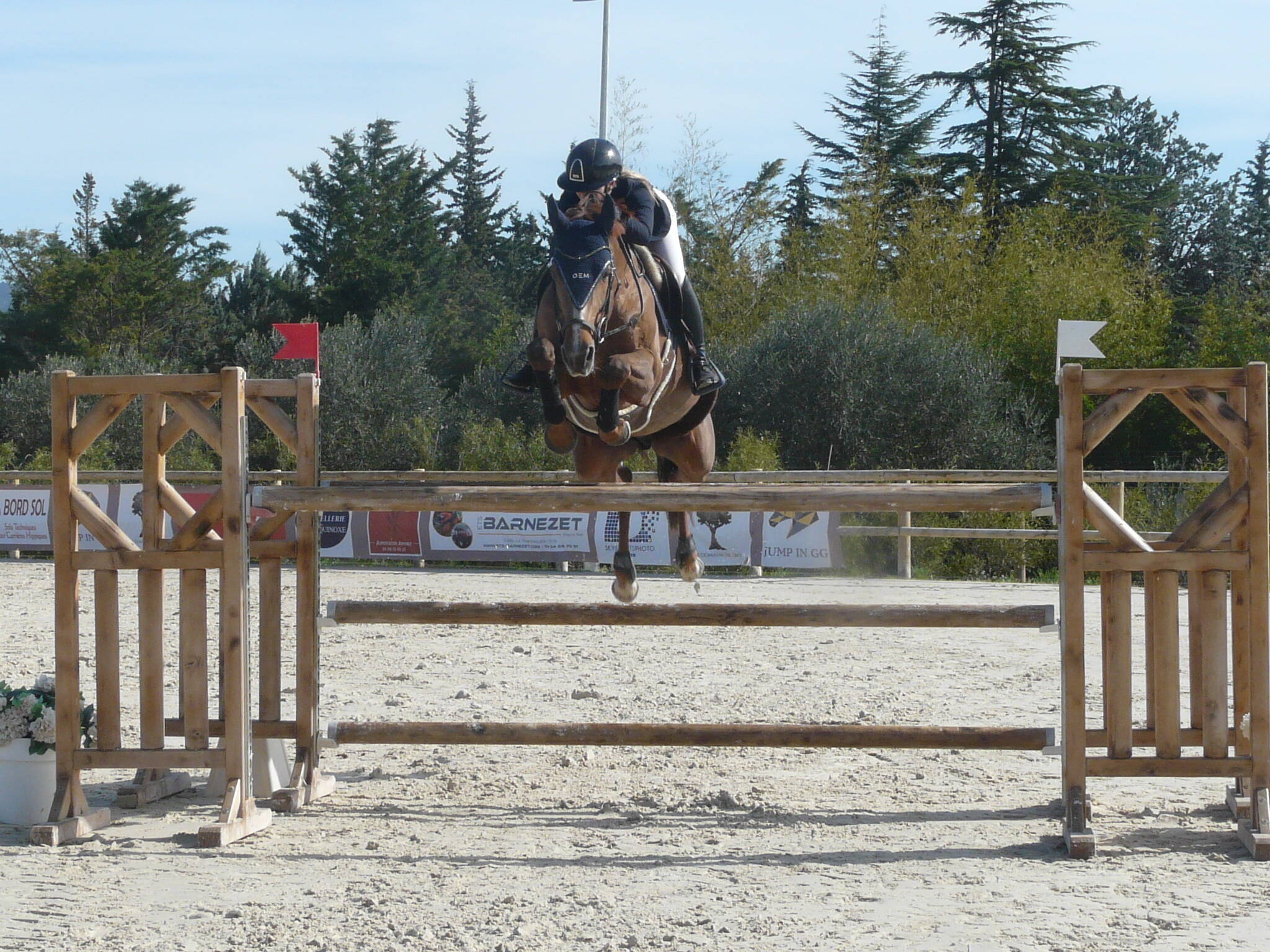 La vice-championne d'Europe Charlotte Slosse s'impose au Jumping d'hiver à Cuers