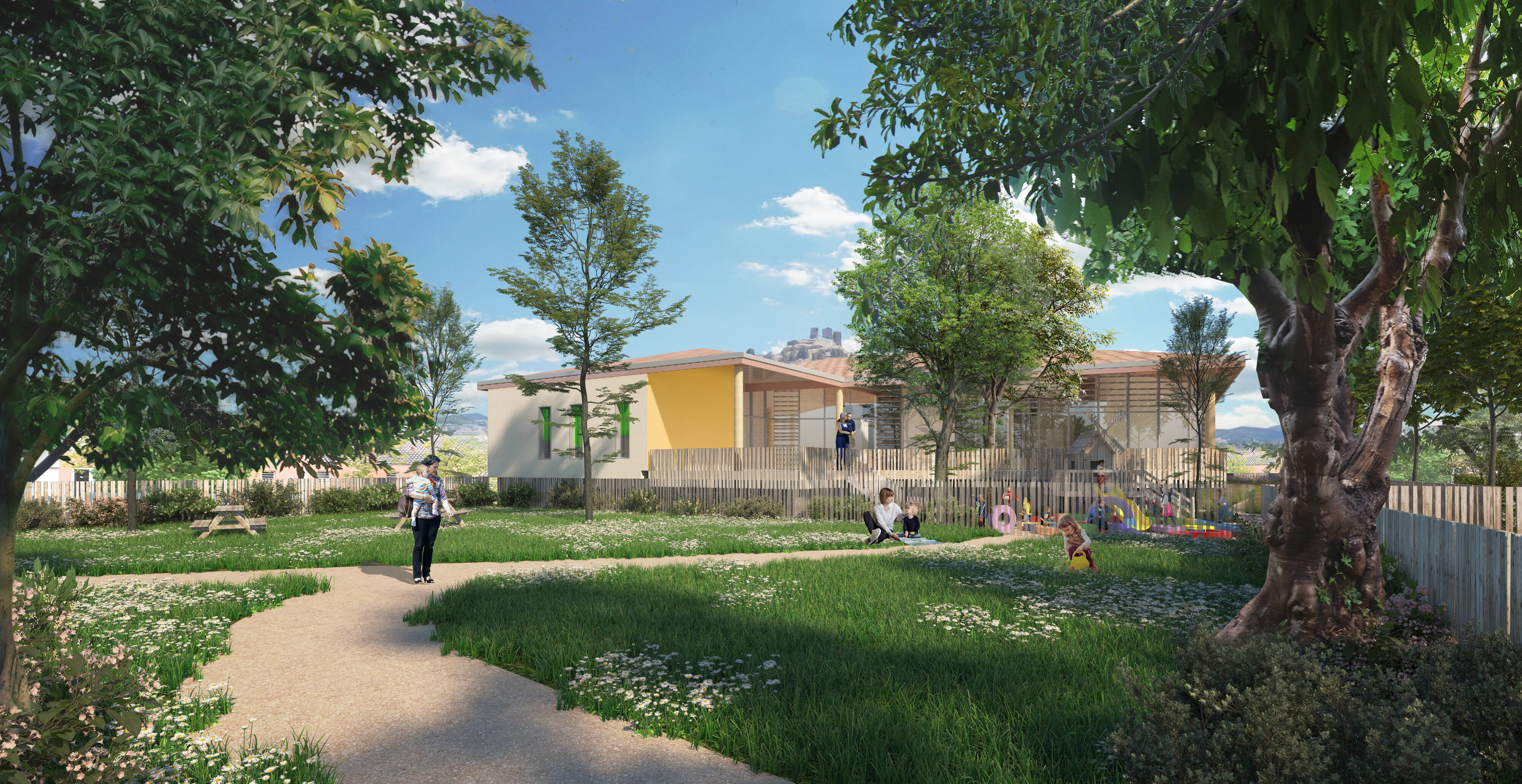 "C'est une première départementale": la nouvelle écolo-crèche sort de terre à La Garde