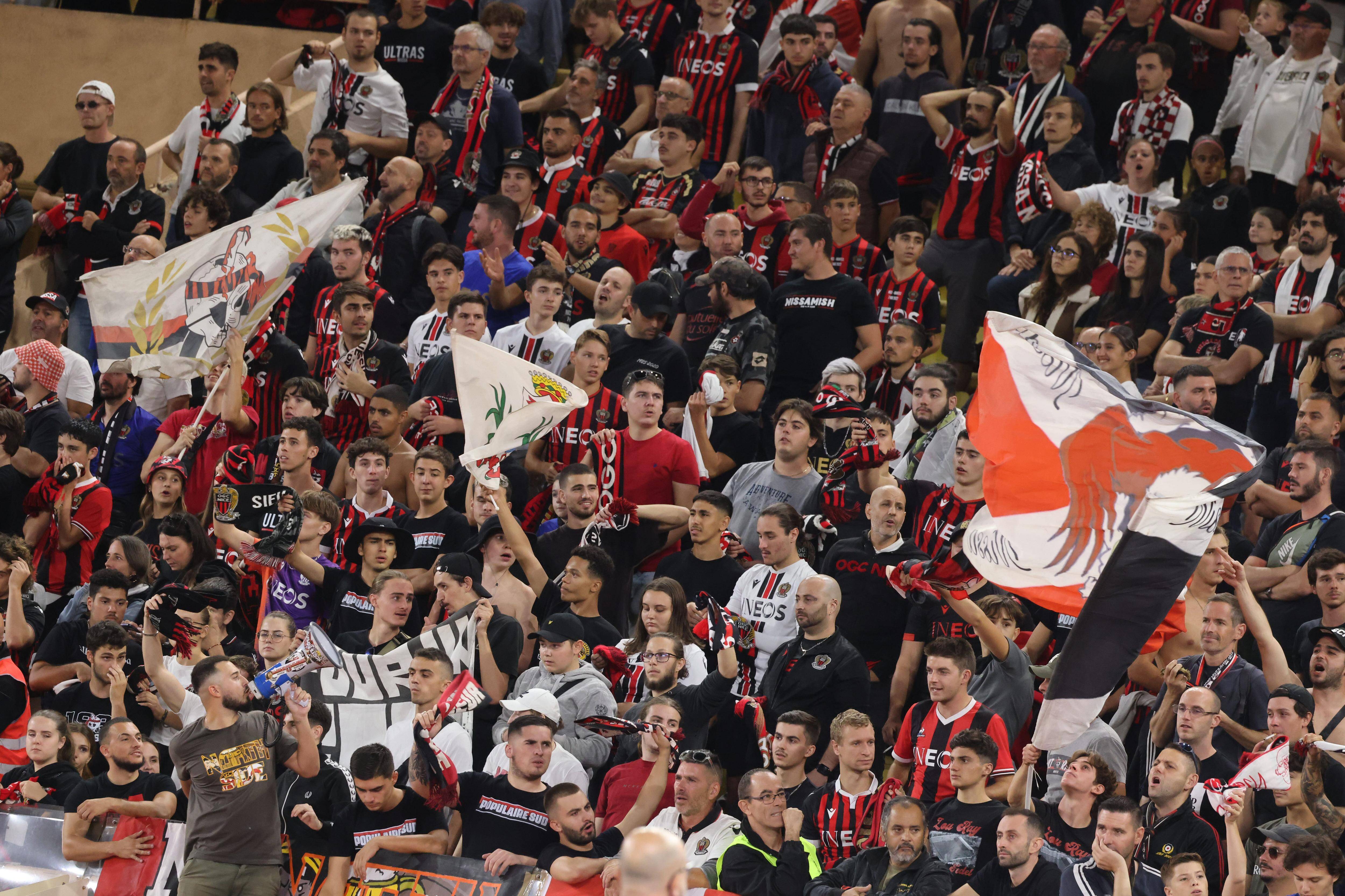2.000 supporters de l'OGC Nice autorisés dans le parcage visiteurs pour le derby à Monaco du 29 mars