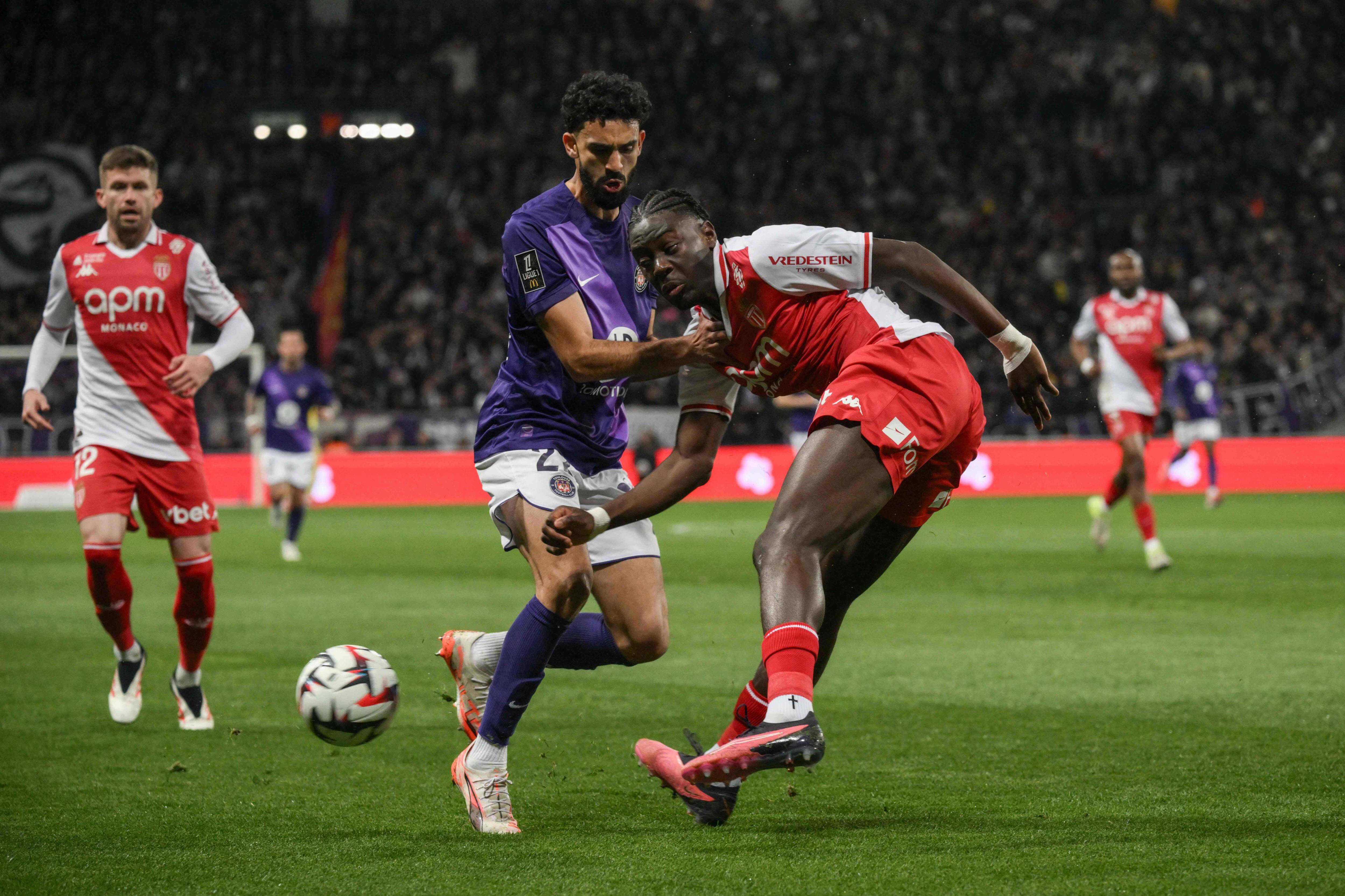 Encore puni à Toulouse, Monaco laisse filer deux points dans la course au podium