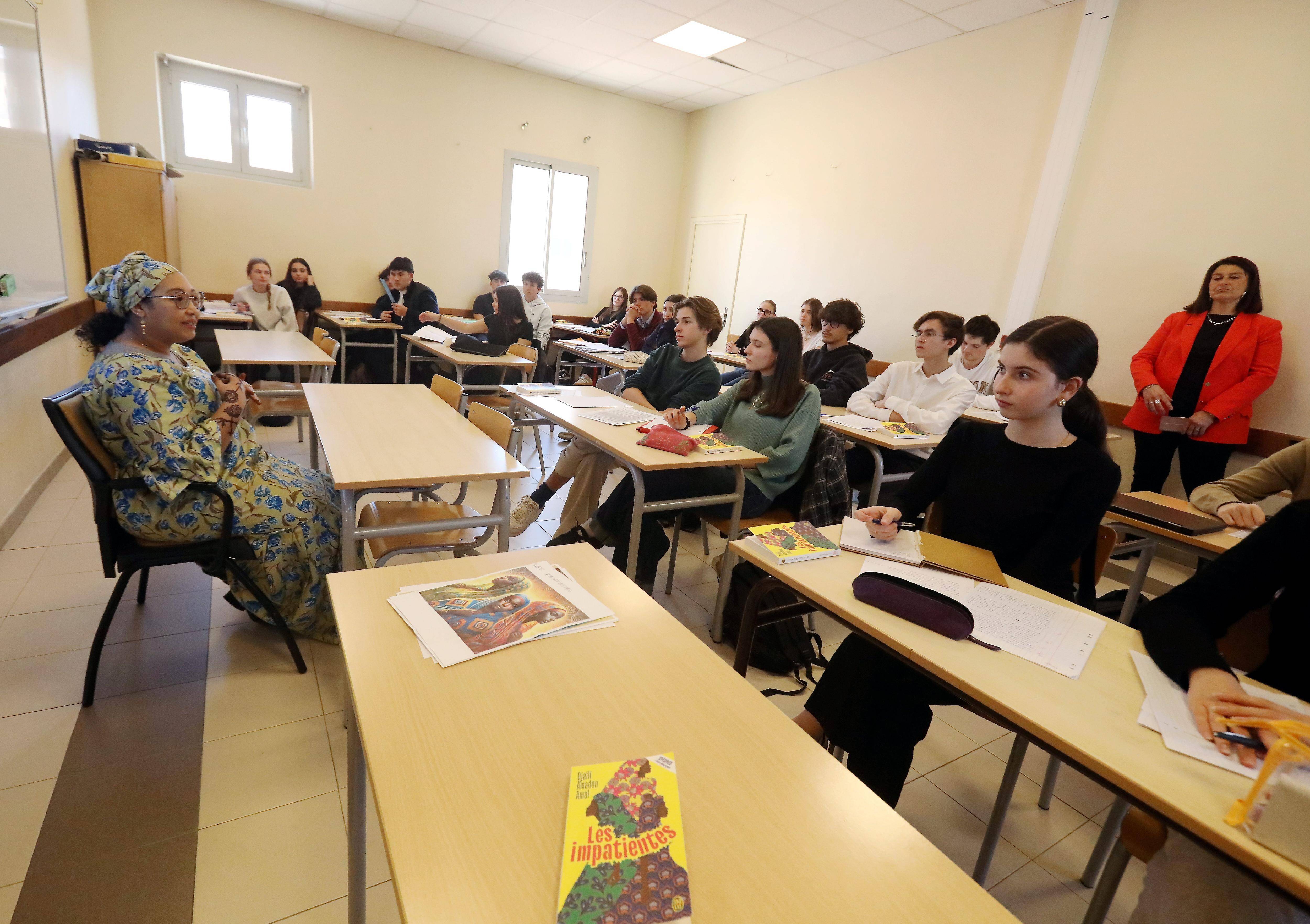 La lauréate du Goncourt des lycéens 2020 confie à des élèves monégasques comment la littérature l'a sauvée