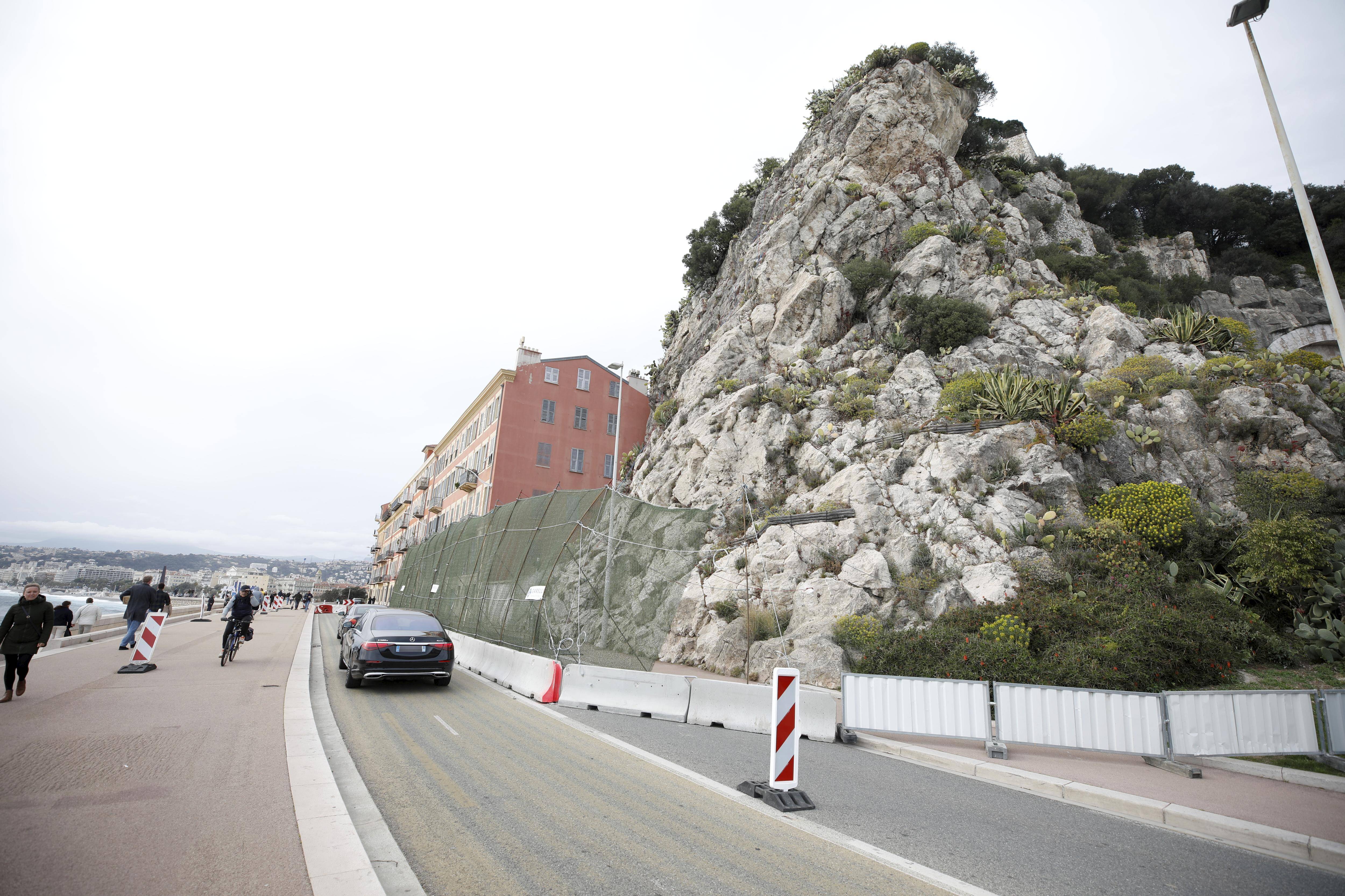 C'est quoi ces travaux sur la falaise du Château à Nice?