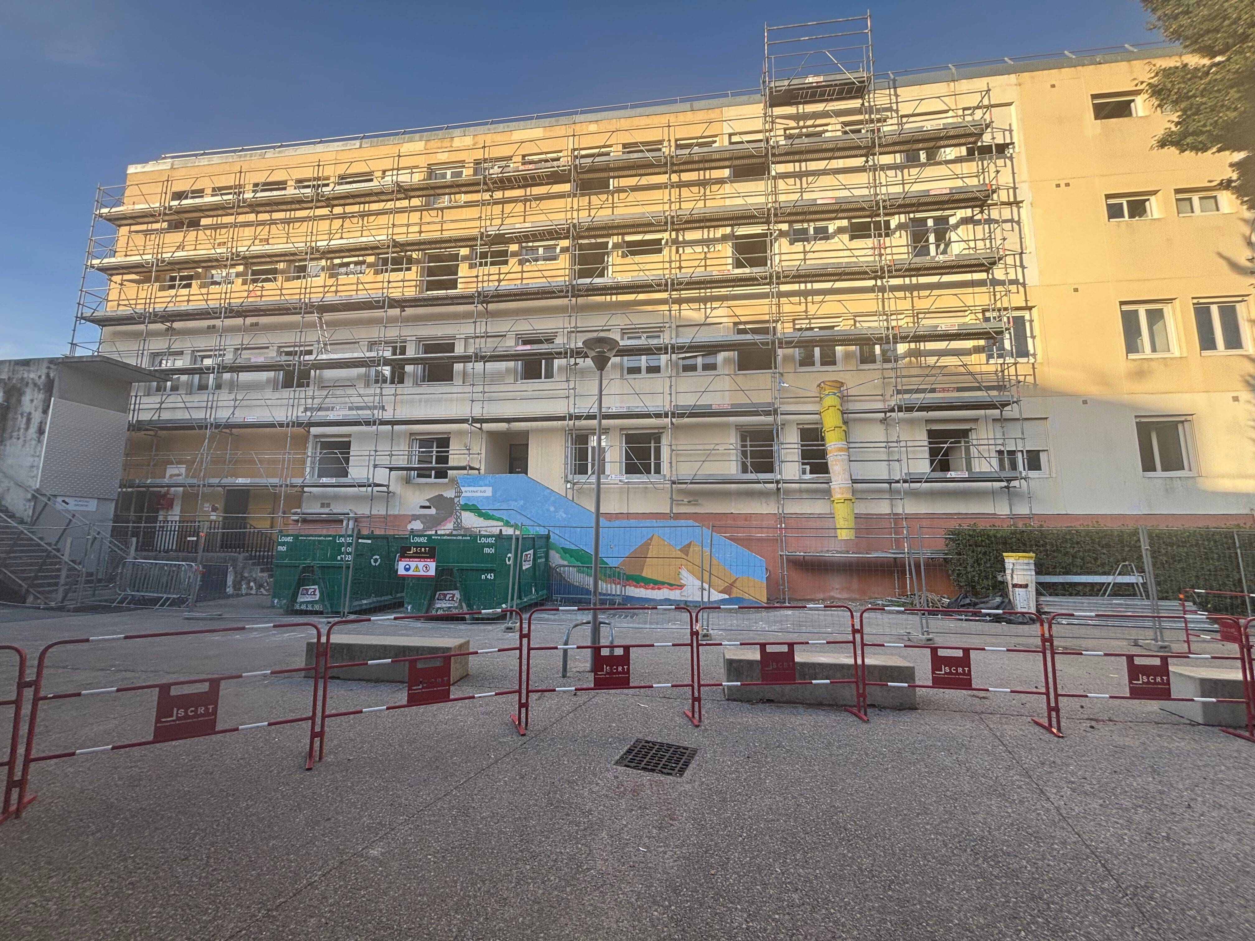 Chambres plus spacieuses, salle de musculation... L'internat du lycée Curie à Menton se ferait une beauté